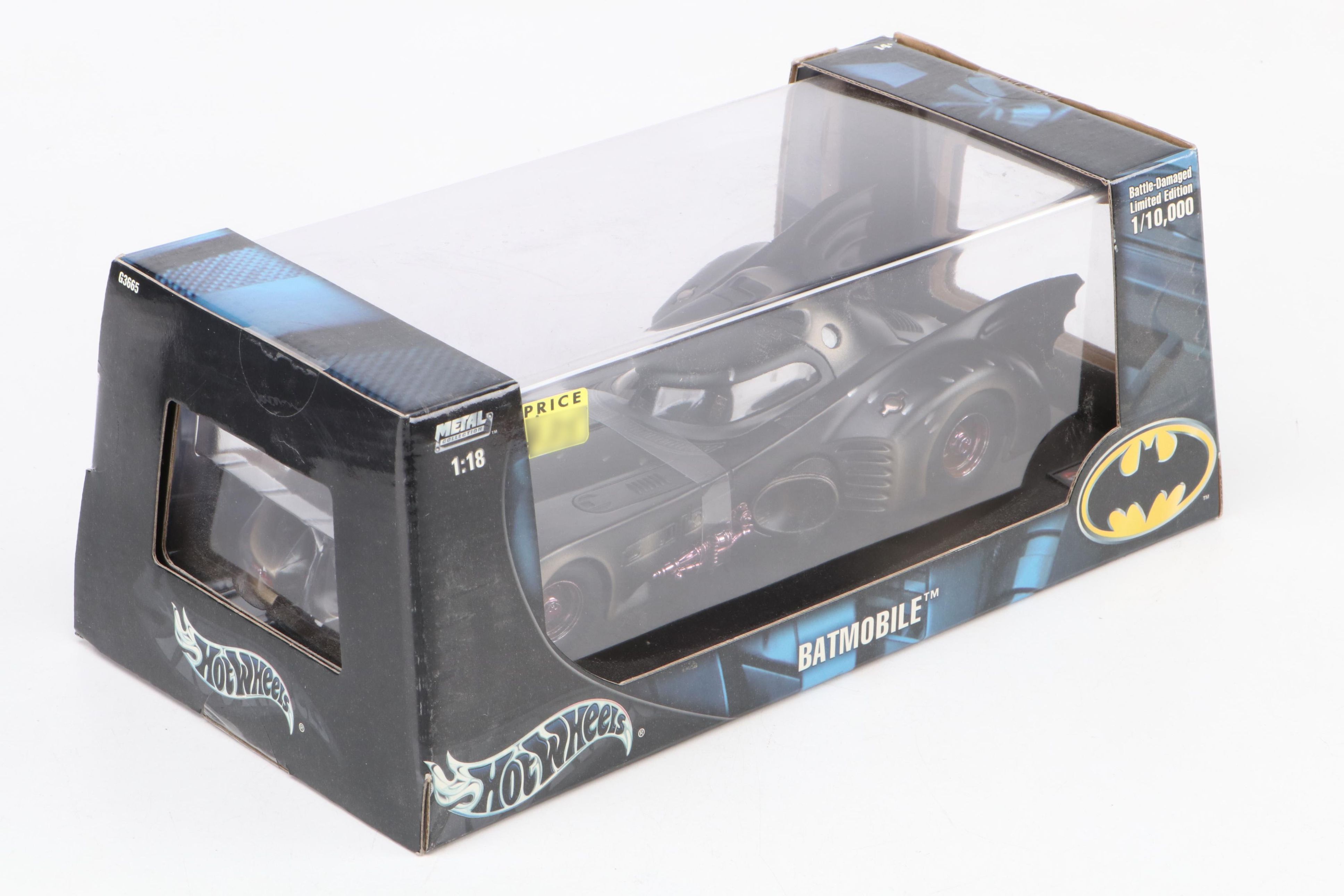 Mattel Hot Wheels Diecast Metal Batmobiles