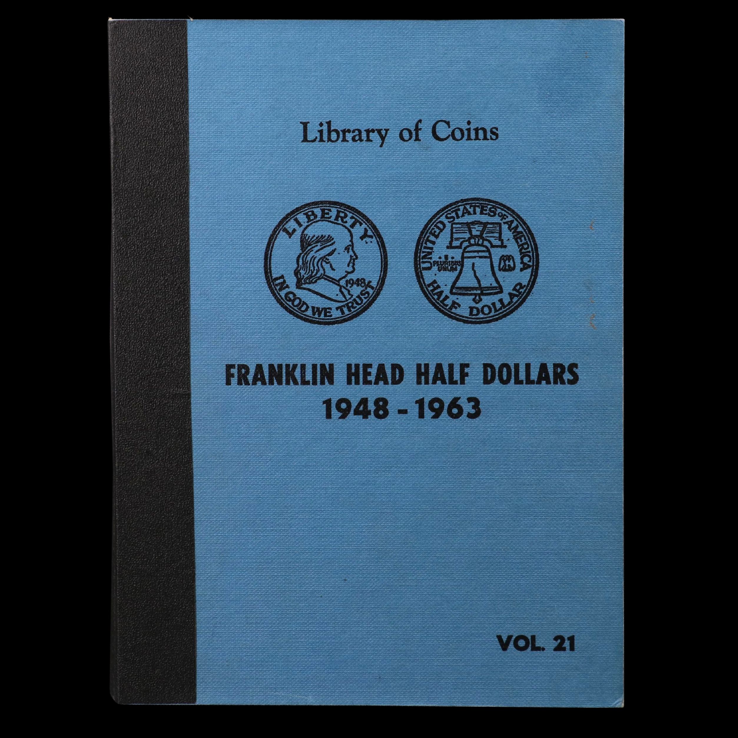 Complete Collection of Thirty-five Franklin Silver Half Dollars