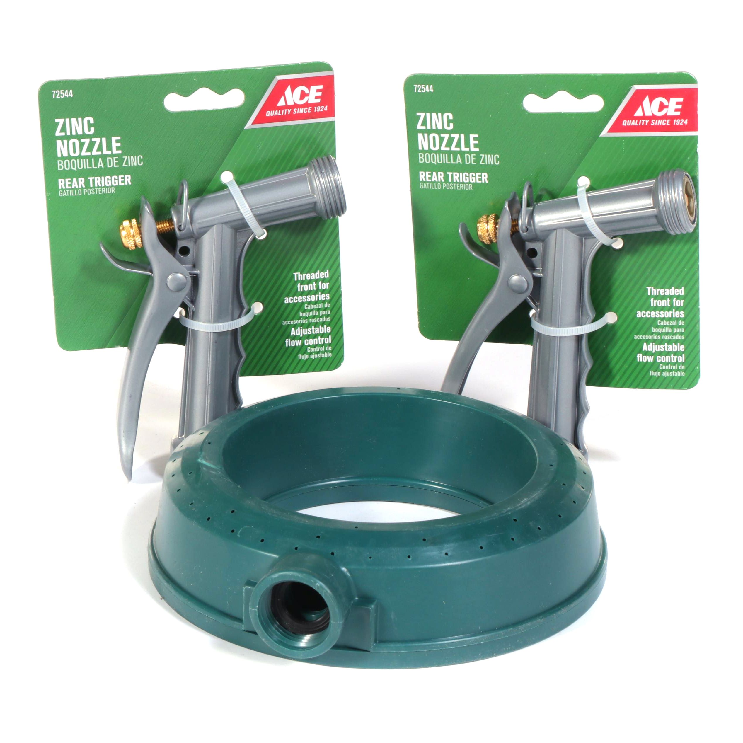 Metal Hose Nozzles and Orbit Plastic Ring Sprinkler