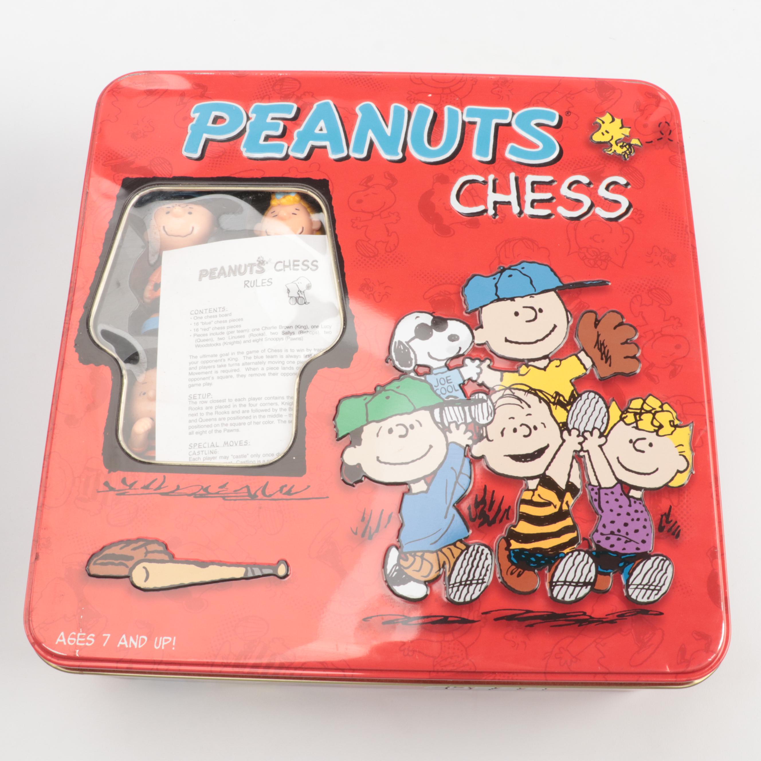 USAopoly Peanuts Chess Game, Pressman Hulk Board Games and Milton Bradley Puzzle