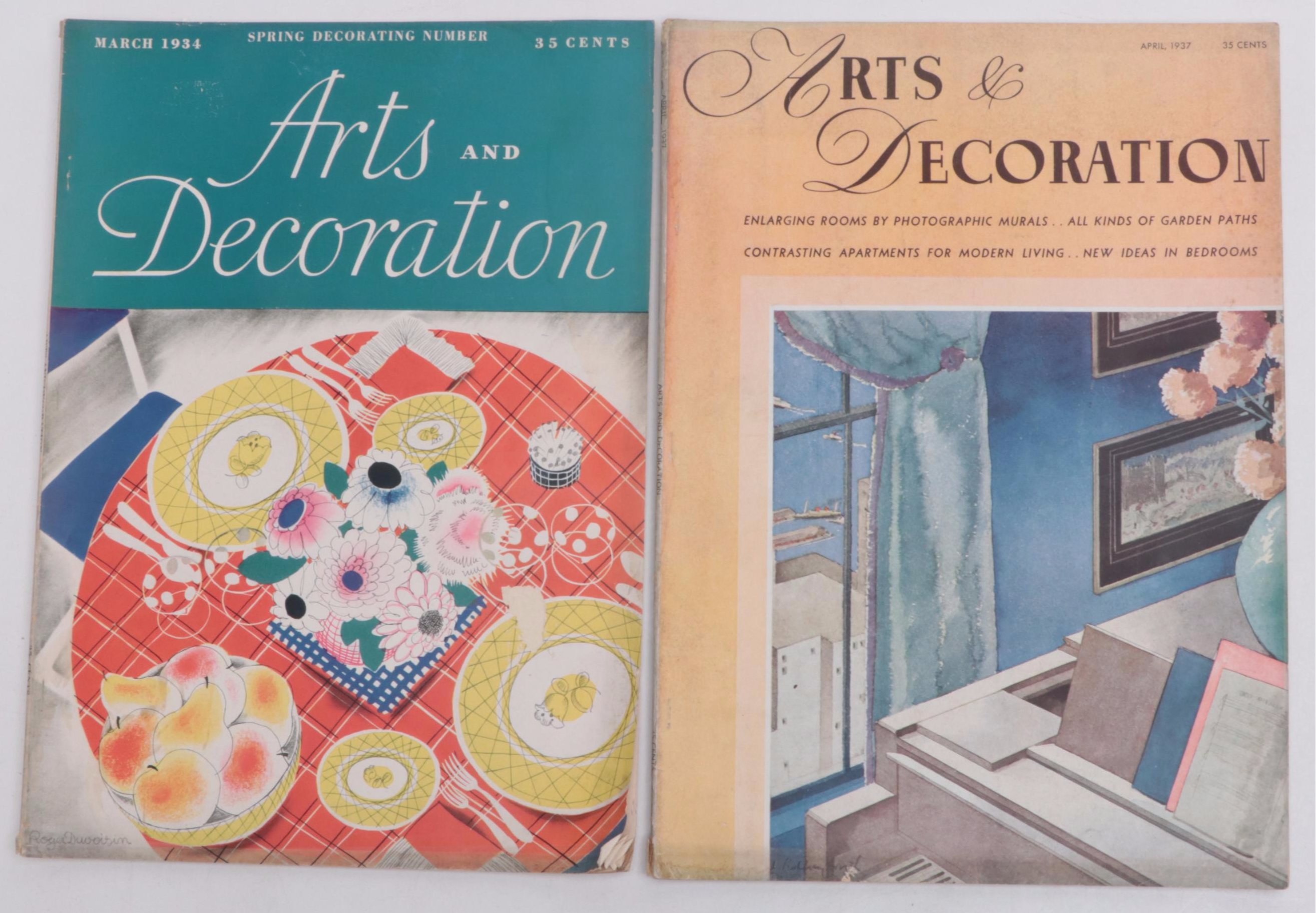 "Arts and Decoration" Magazine Issues, 1930s