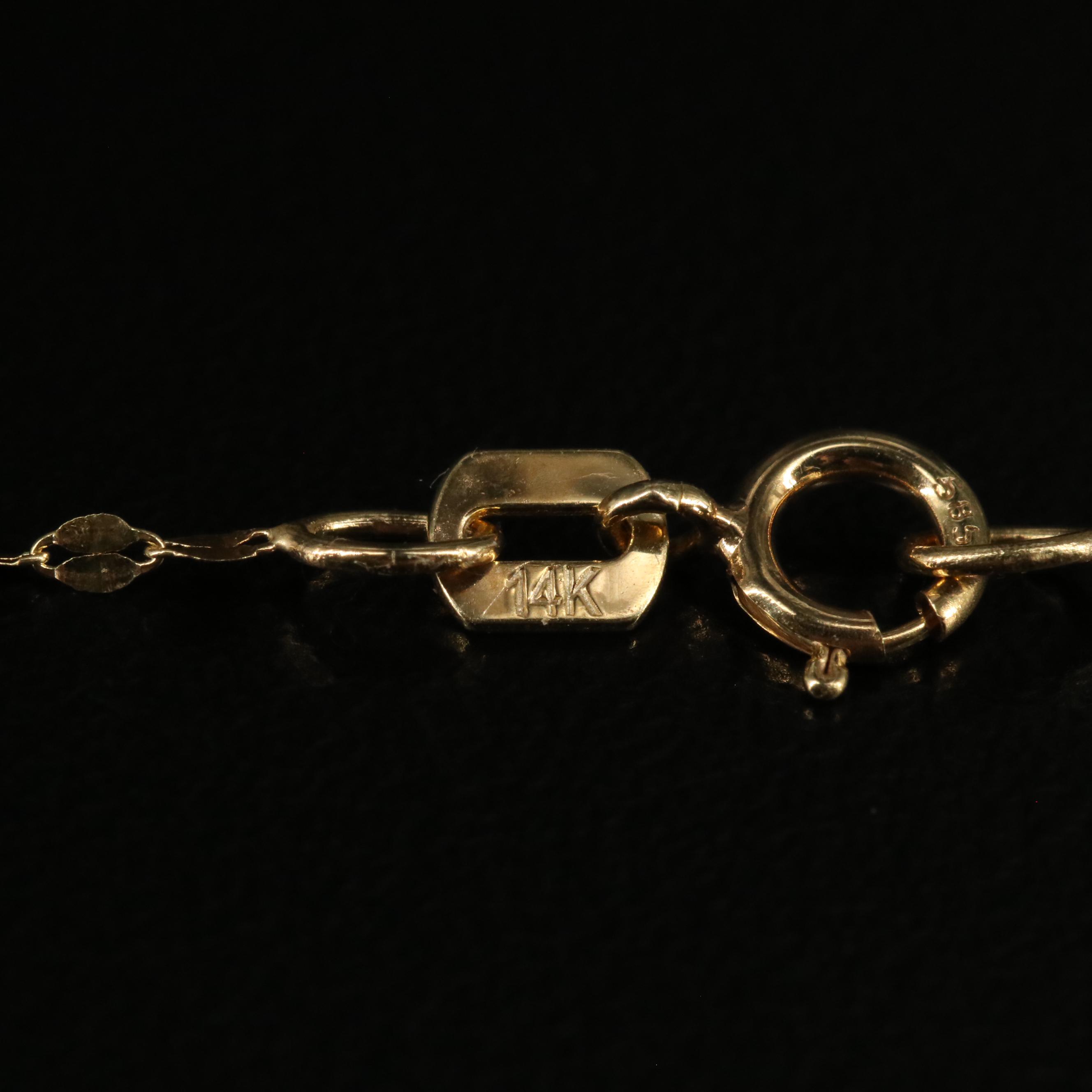 14K Poppy Chain Necklace