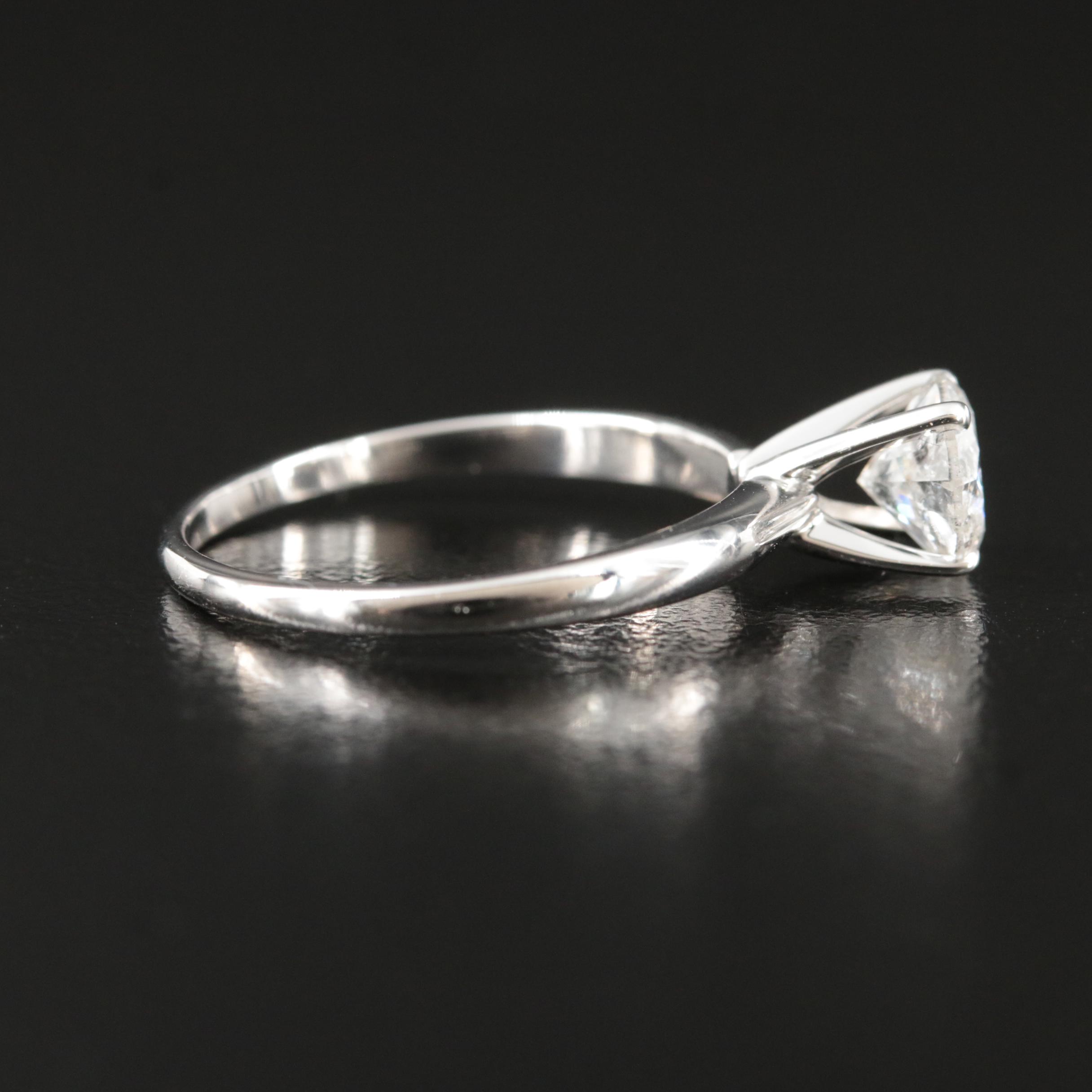 10K 1.10 CT Diamond Solitaire Ring