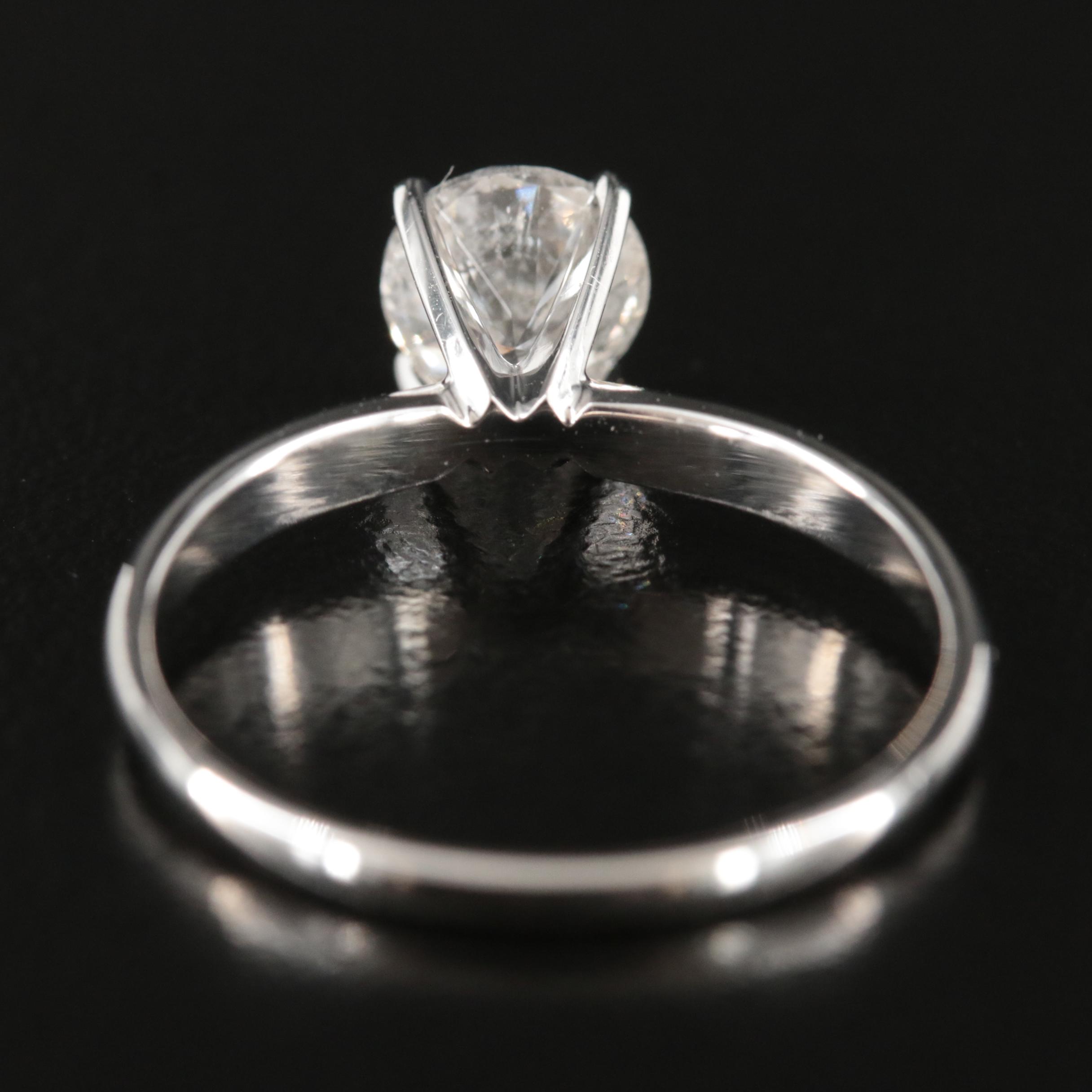 10K 1.10 CT Diamond Solitaire Ring