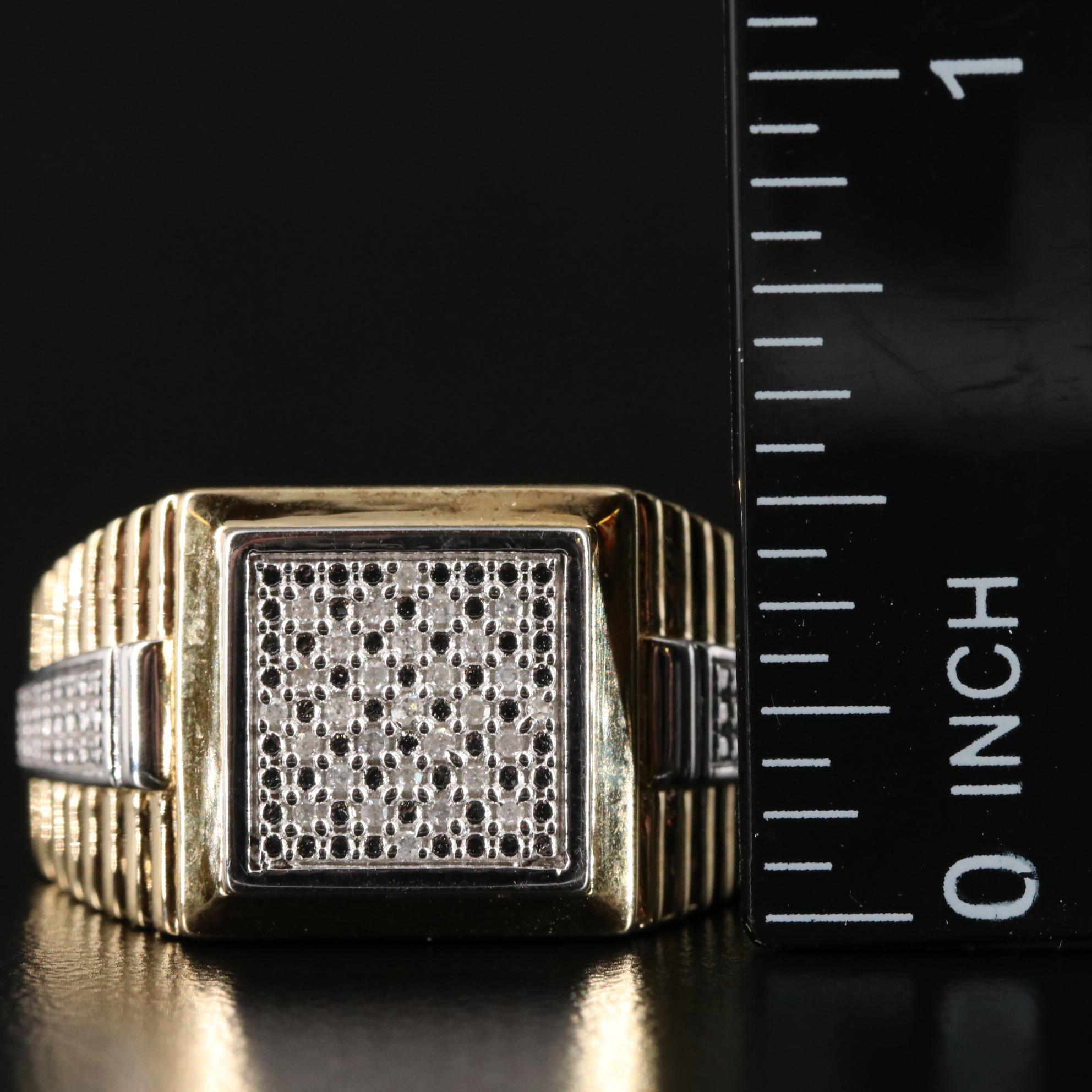 Sterling 0.11 CTW Diamond Ring