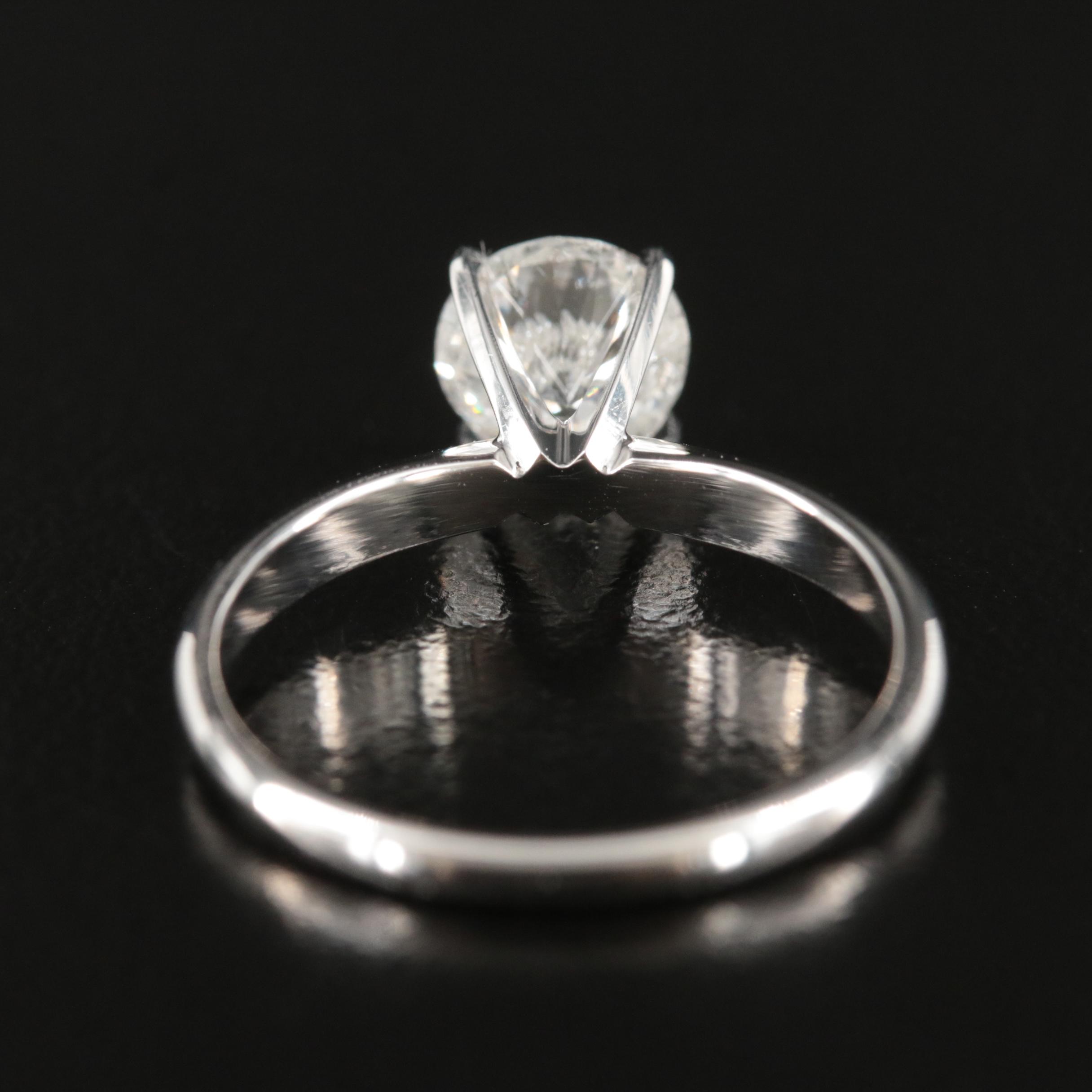 10K 1.09 CT Diamond Solitaire Ring