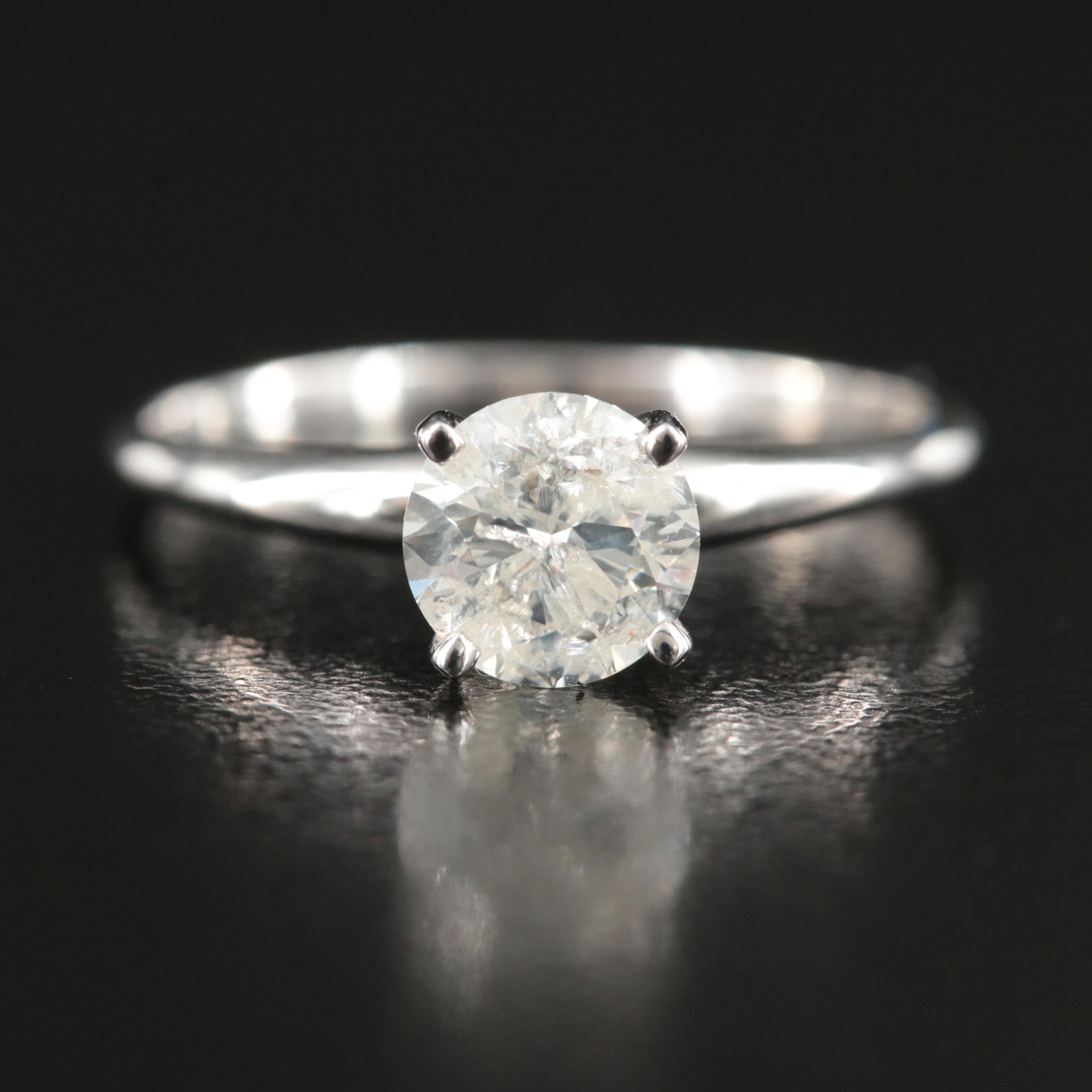 10K 1.03 CT Diamond Solitaire Ring