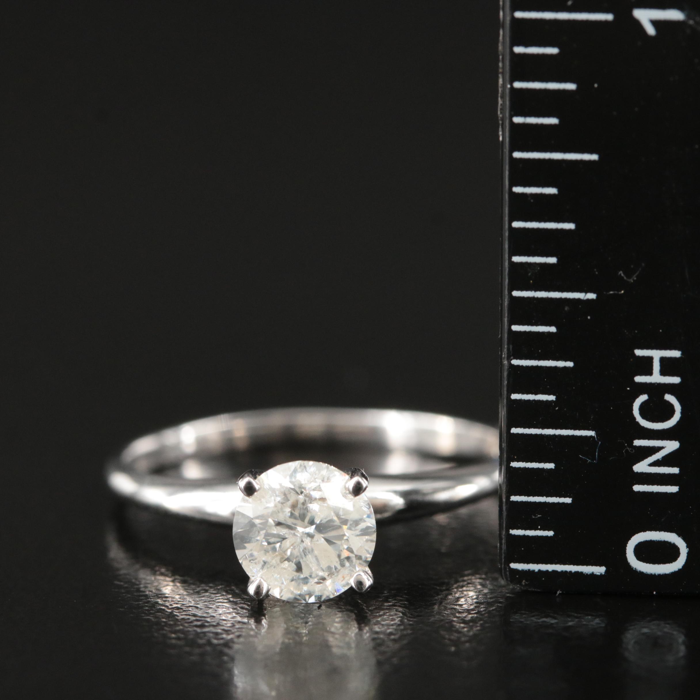 10K 1.03 CT Diamond Solitaire Ring