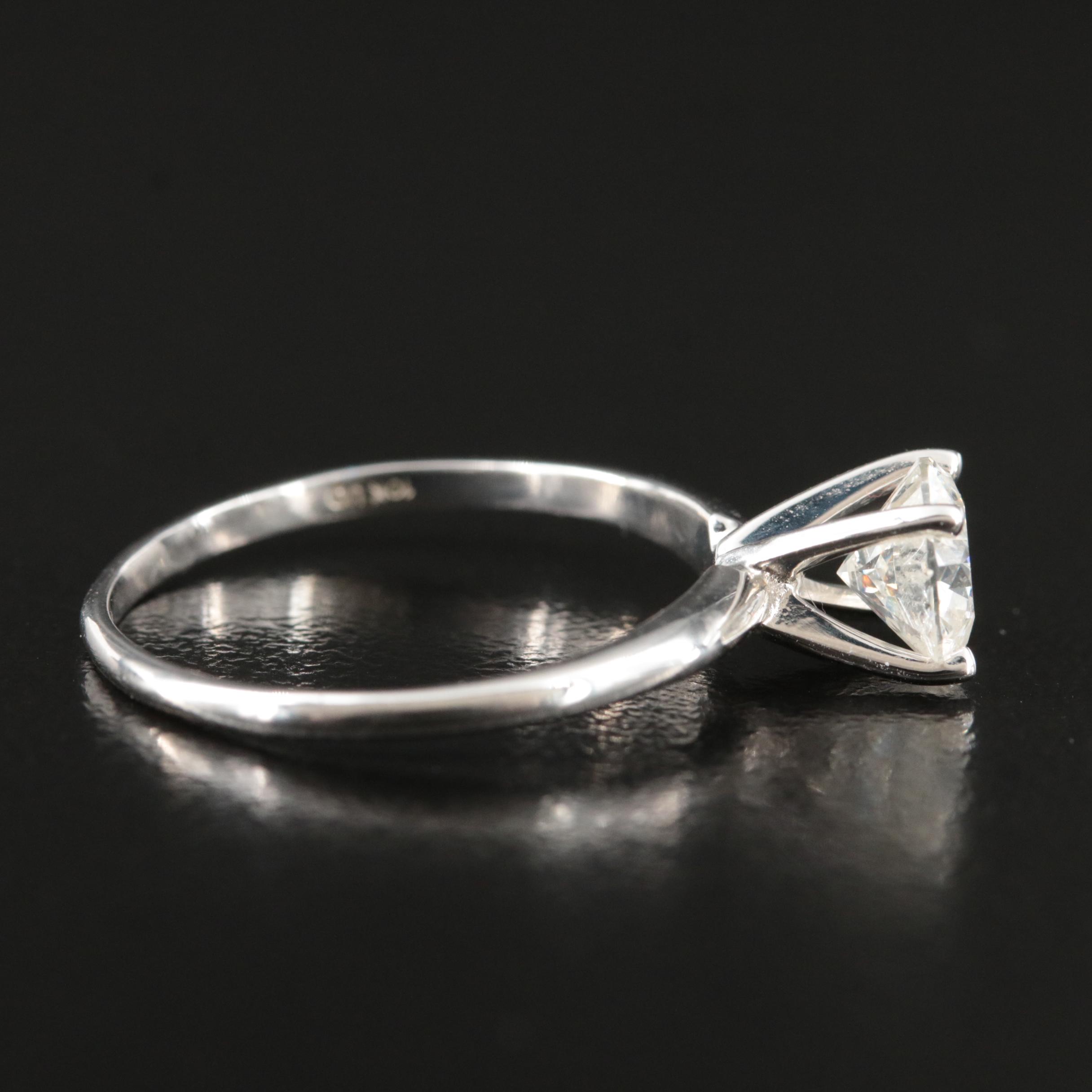 10K 1.03 CT Diamond Solitaire Ring