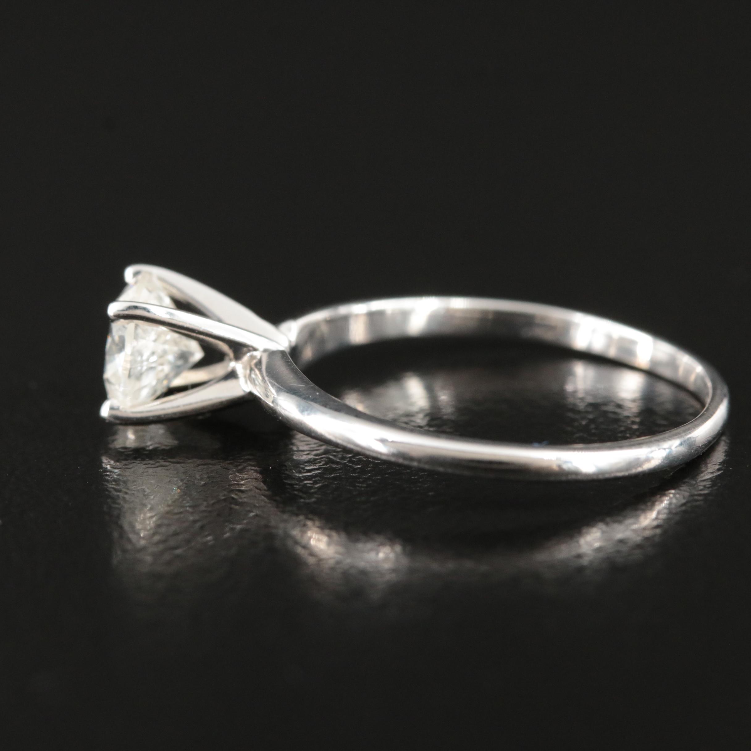 10K 1.03 CT Diamond Solitaire Ring