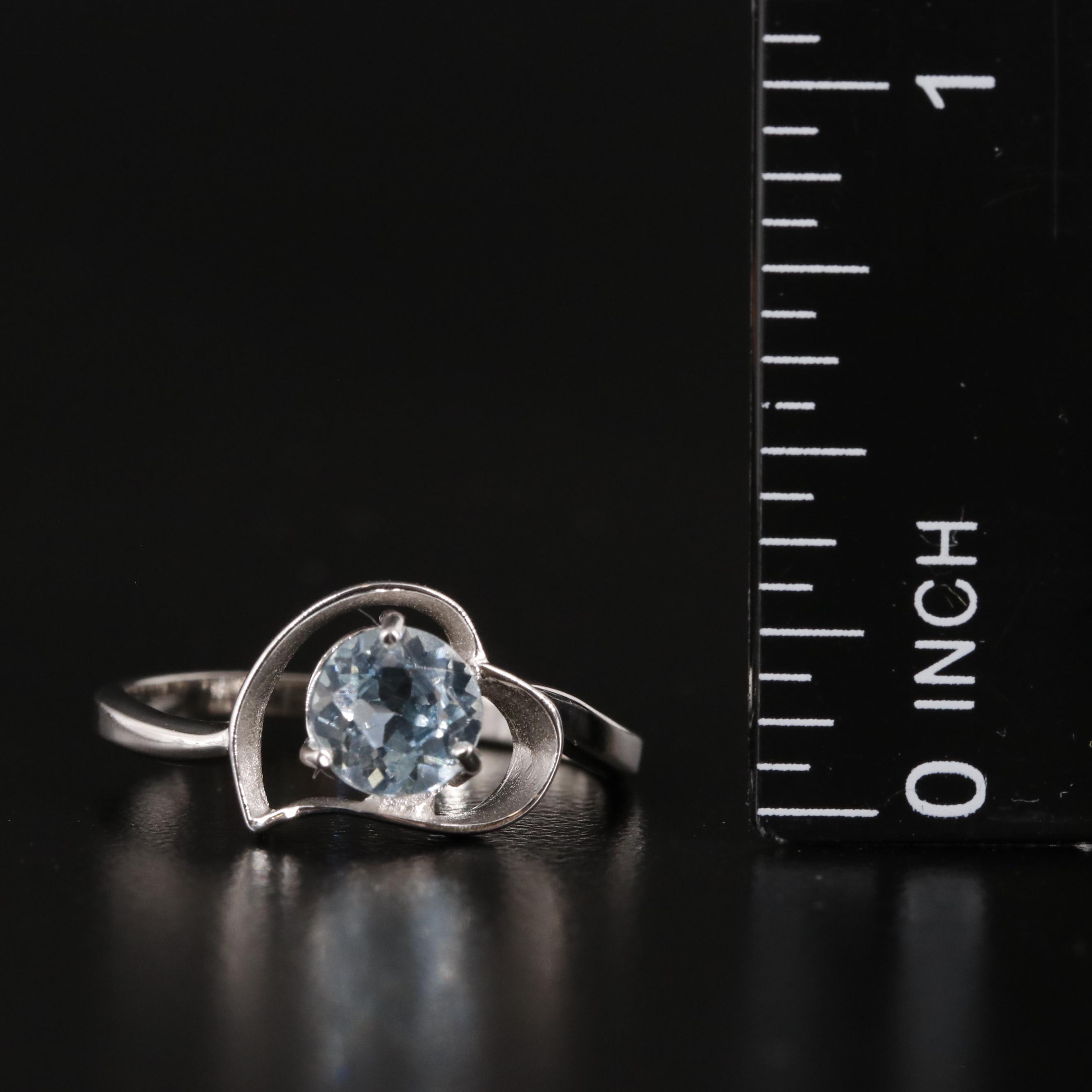 Sterling Blue Topaz Ring