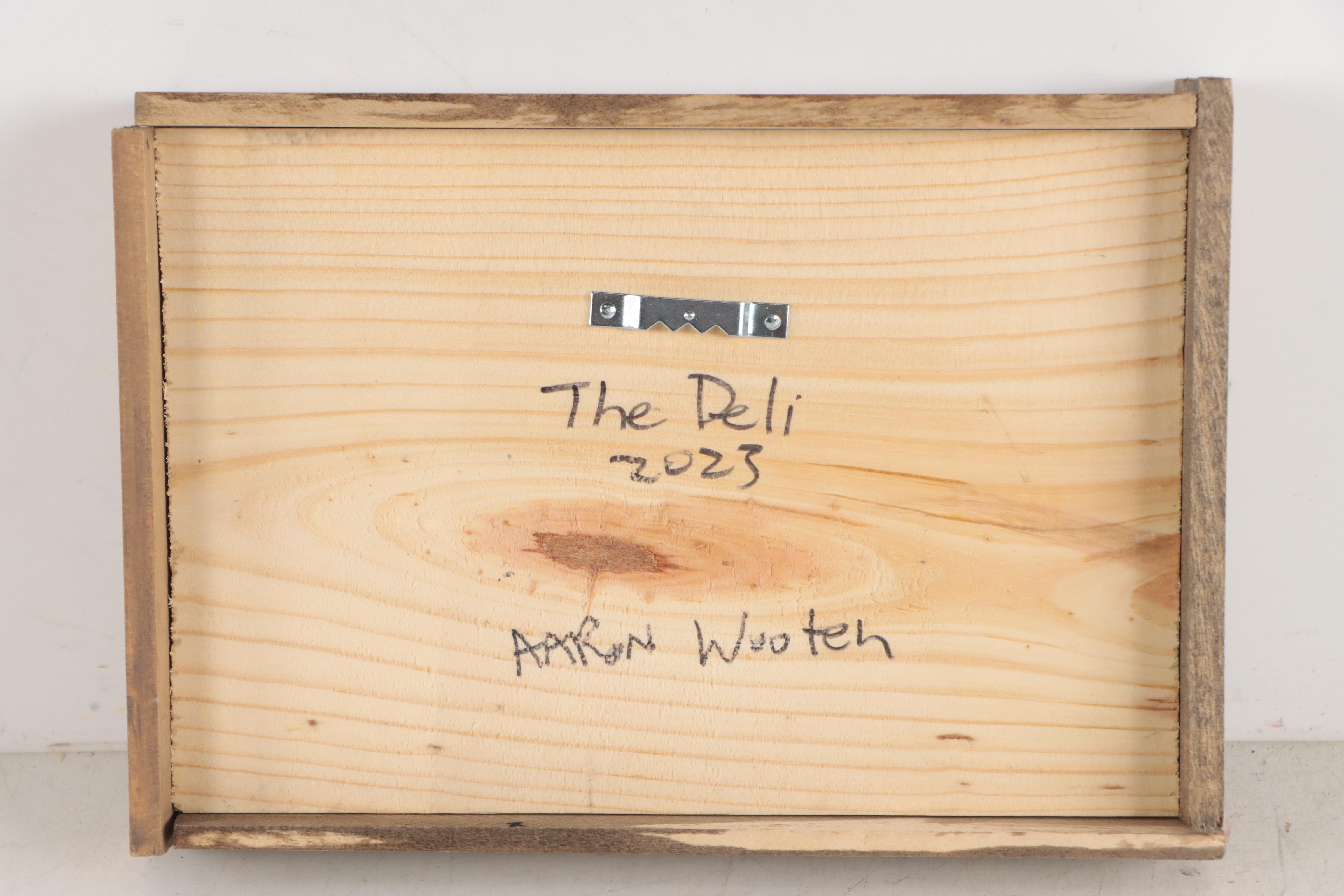 Aaron Wooten Acrylic Painting "The Deli," 2023