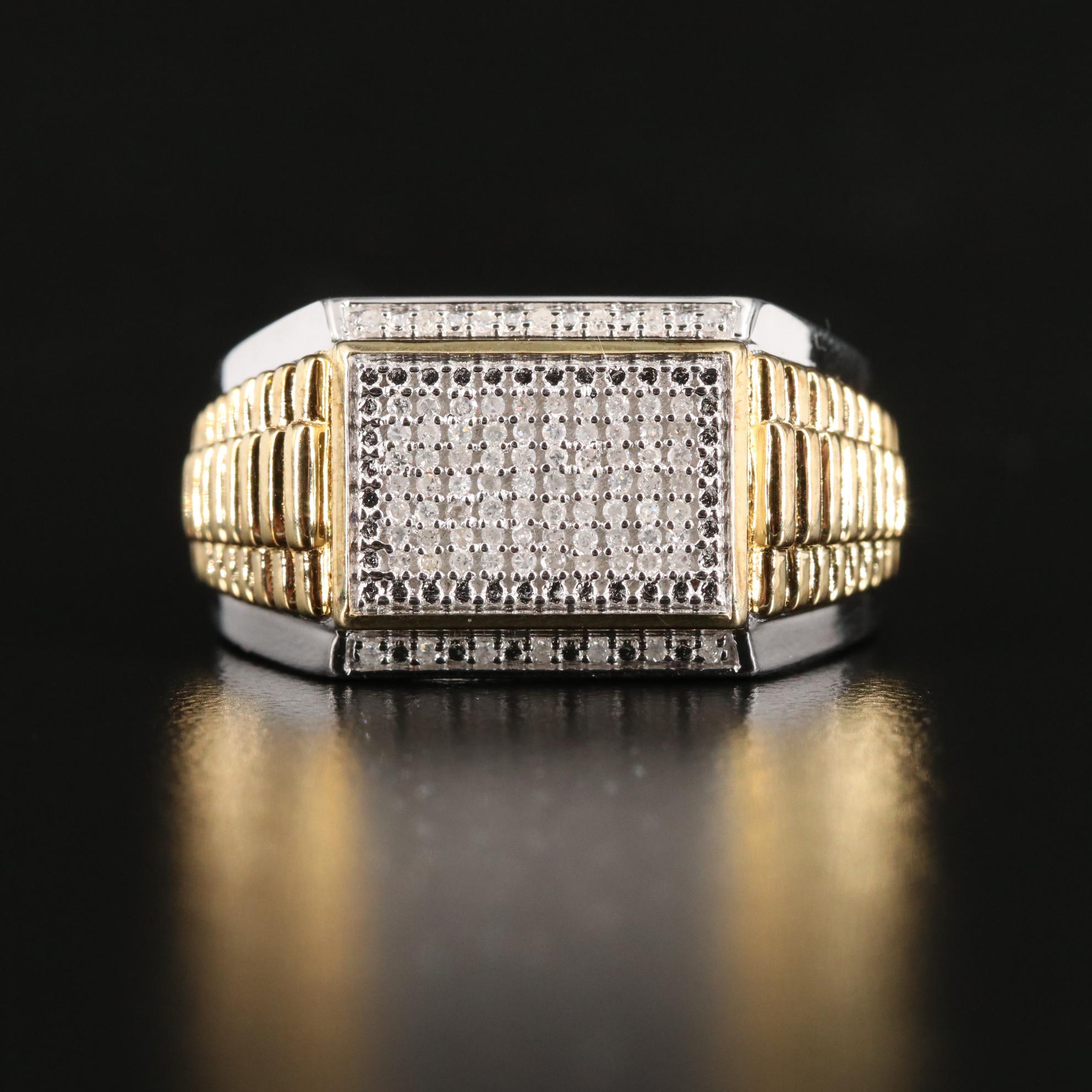 Sterling 0.21 CTW Diamond Ring