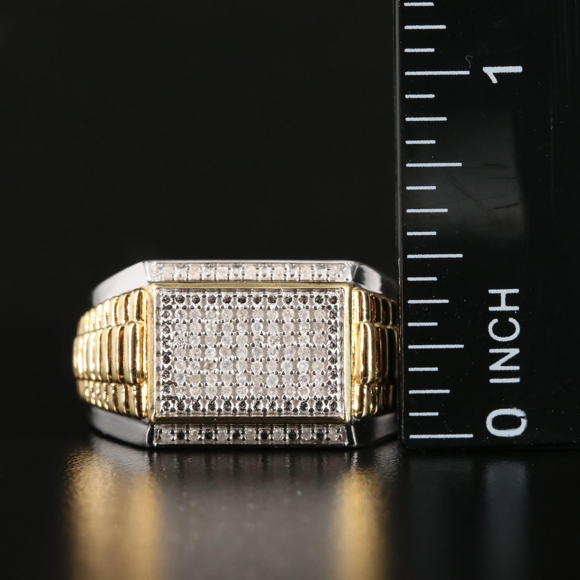 Sterling 0.21 CTW Diamond Ring
