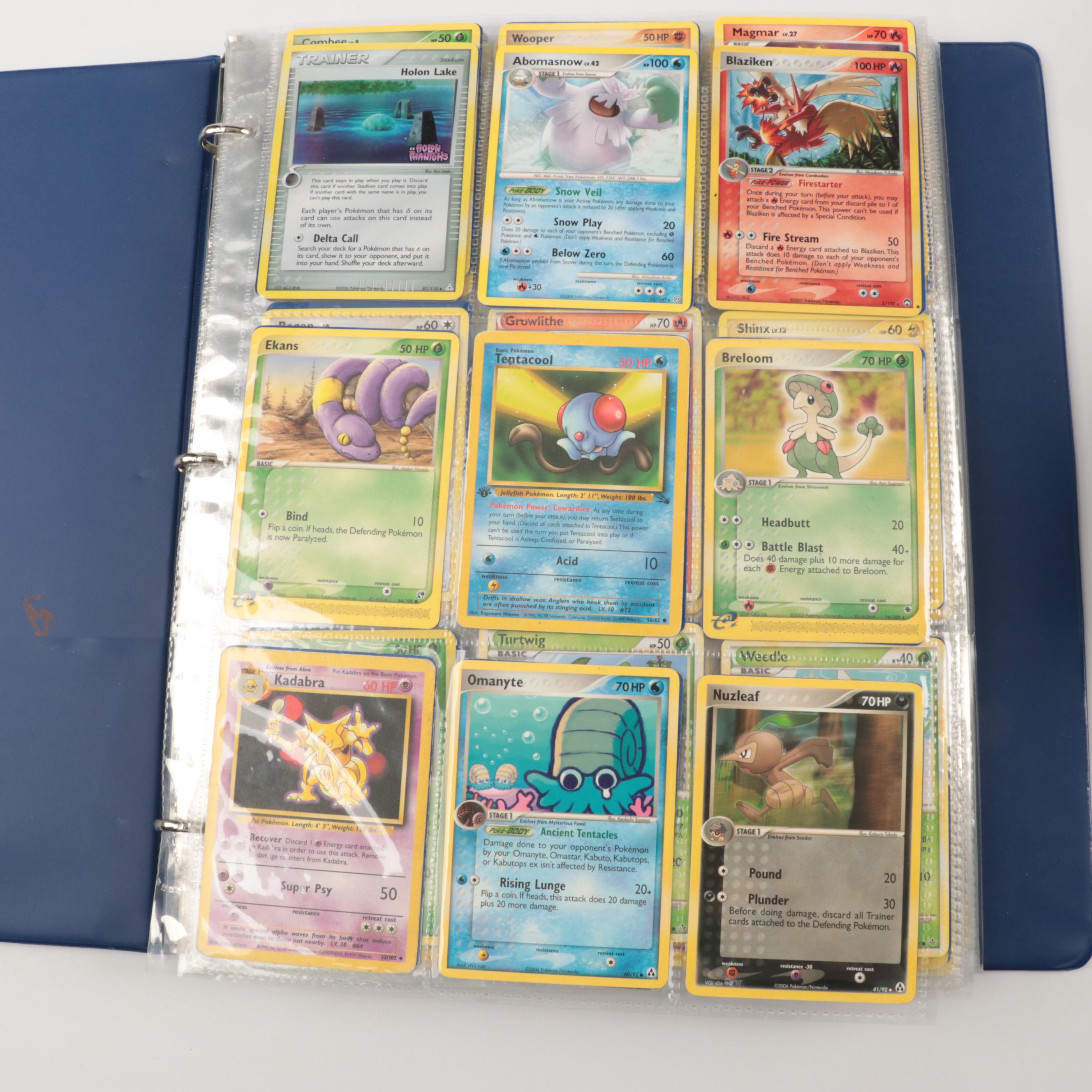 Base Set with Other Pokémon Cards, Blaziken, Pikachu, and More, 1990s–2010s