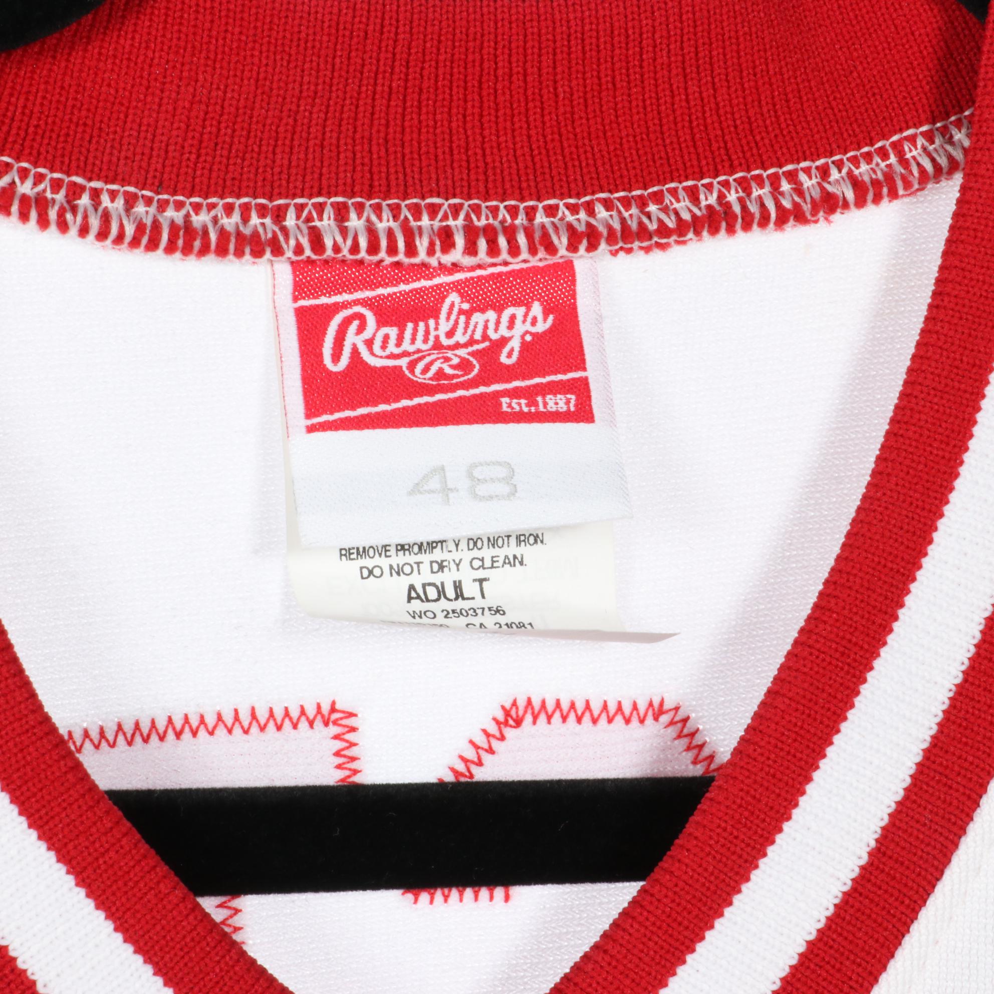 Cincinnati Reds "The Great Eight" Signed Stitched Jerseys, Pete Rose, Tony Perez