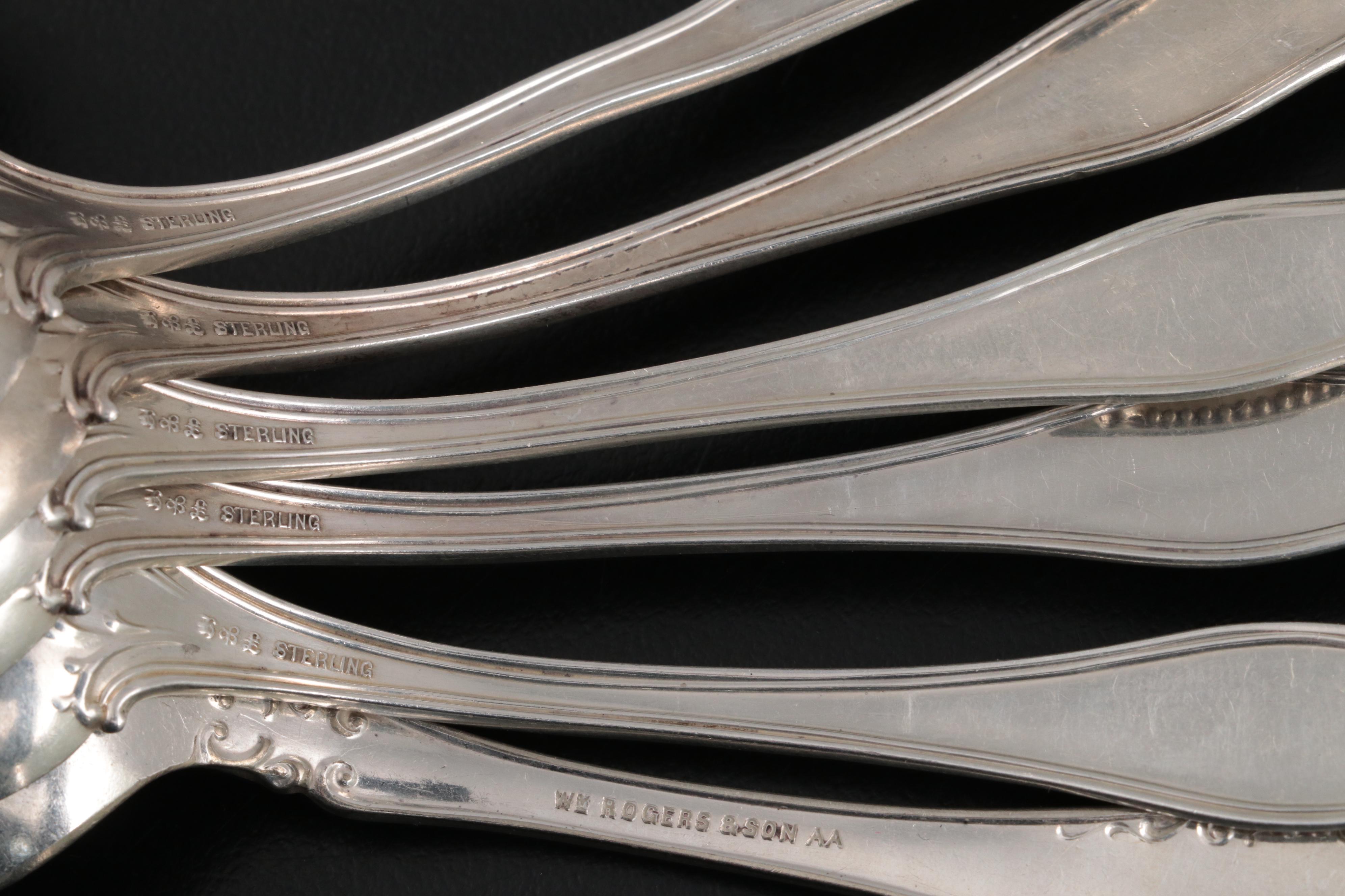 Sterling Silver Spoons and Forks