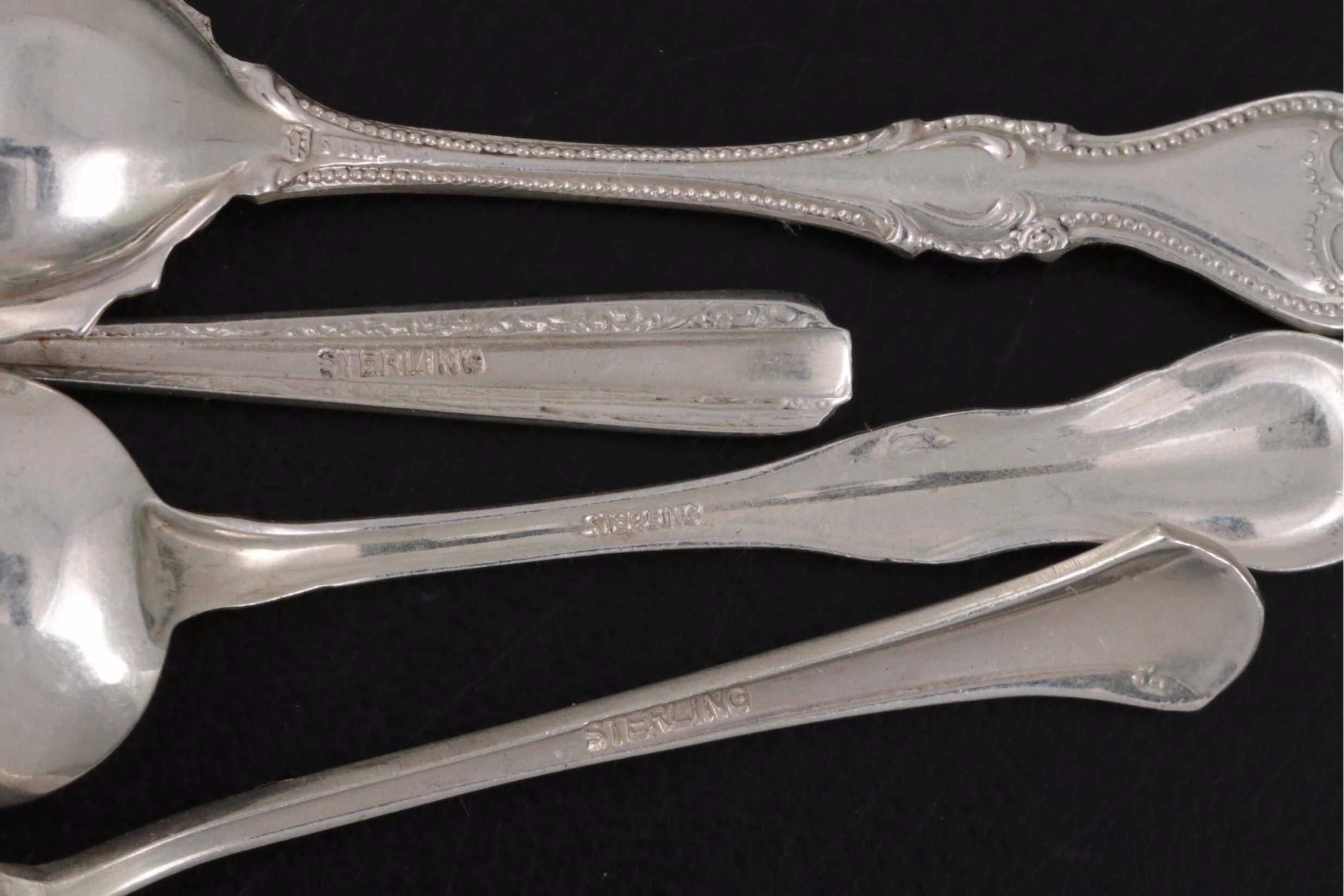 Sterling Silver Spoons and Forks