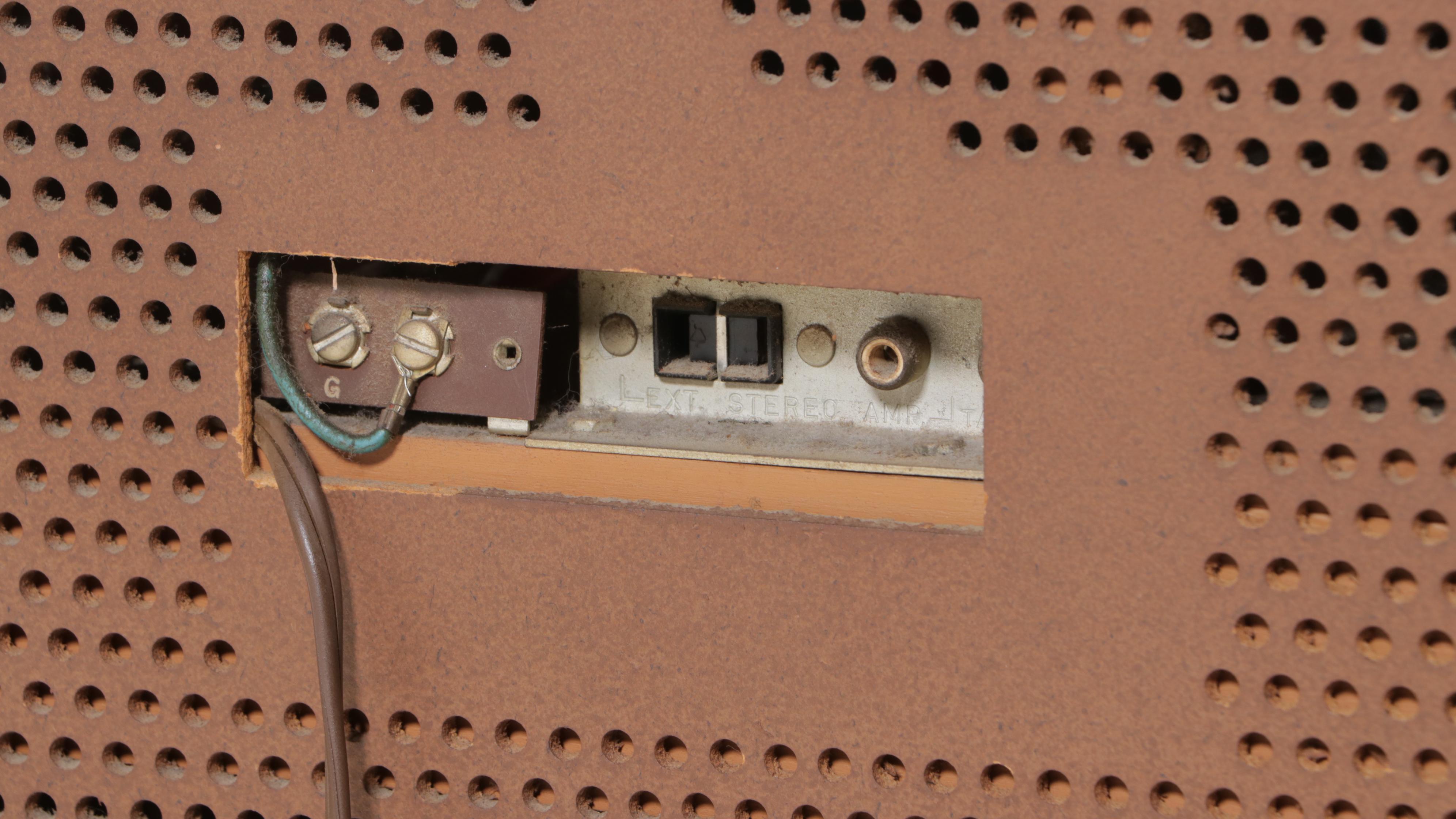 Zenith Stereophonic Hi-Fi Radio Phonograph and Speaker Cabinet, Mid-20th C