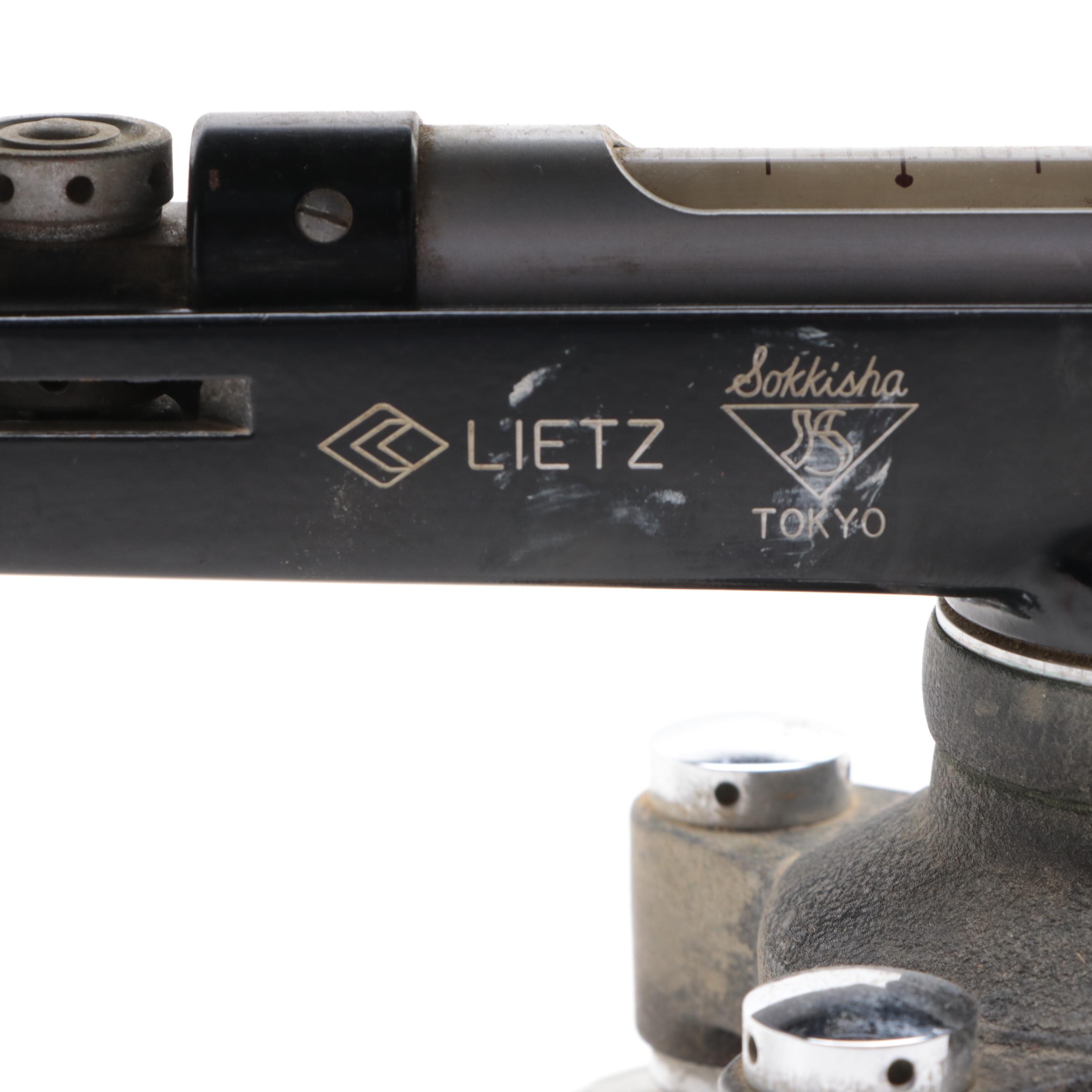 Lietz Sokkisha Survey Telescope and Stand with Case