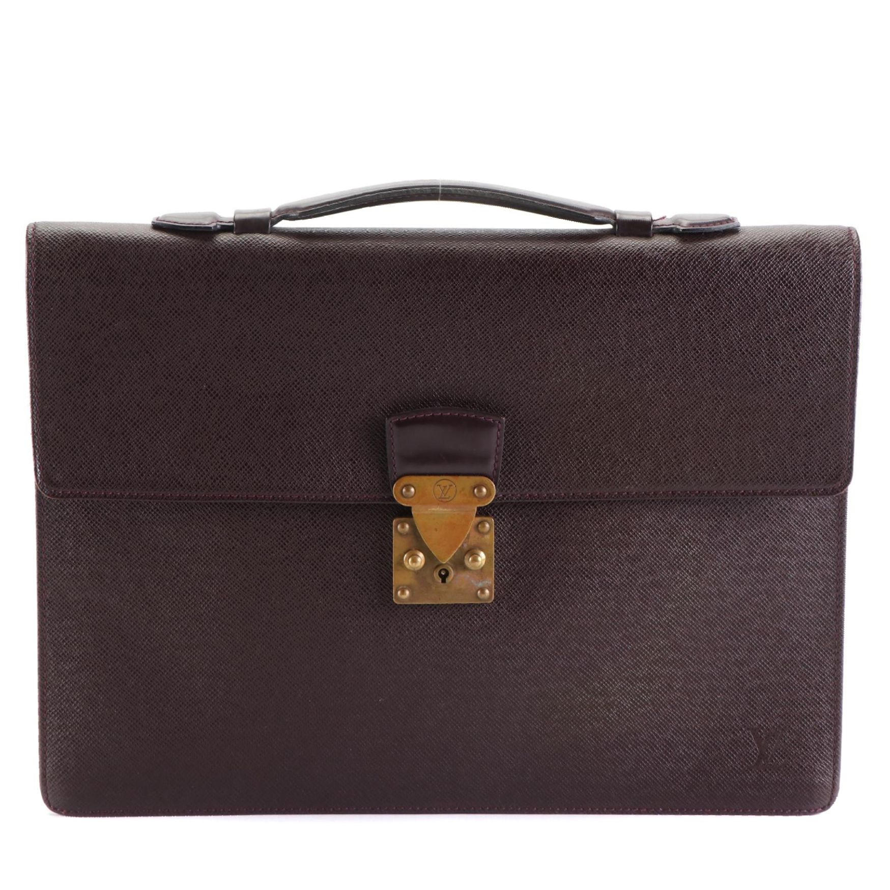 Louis Vuitton Robusto One Compartment Briefcase in Taïga Leather