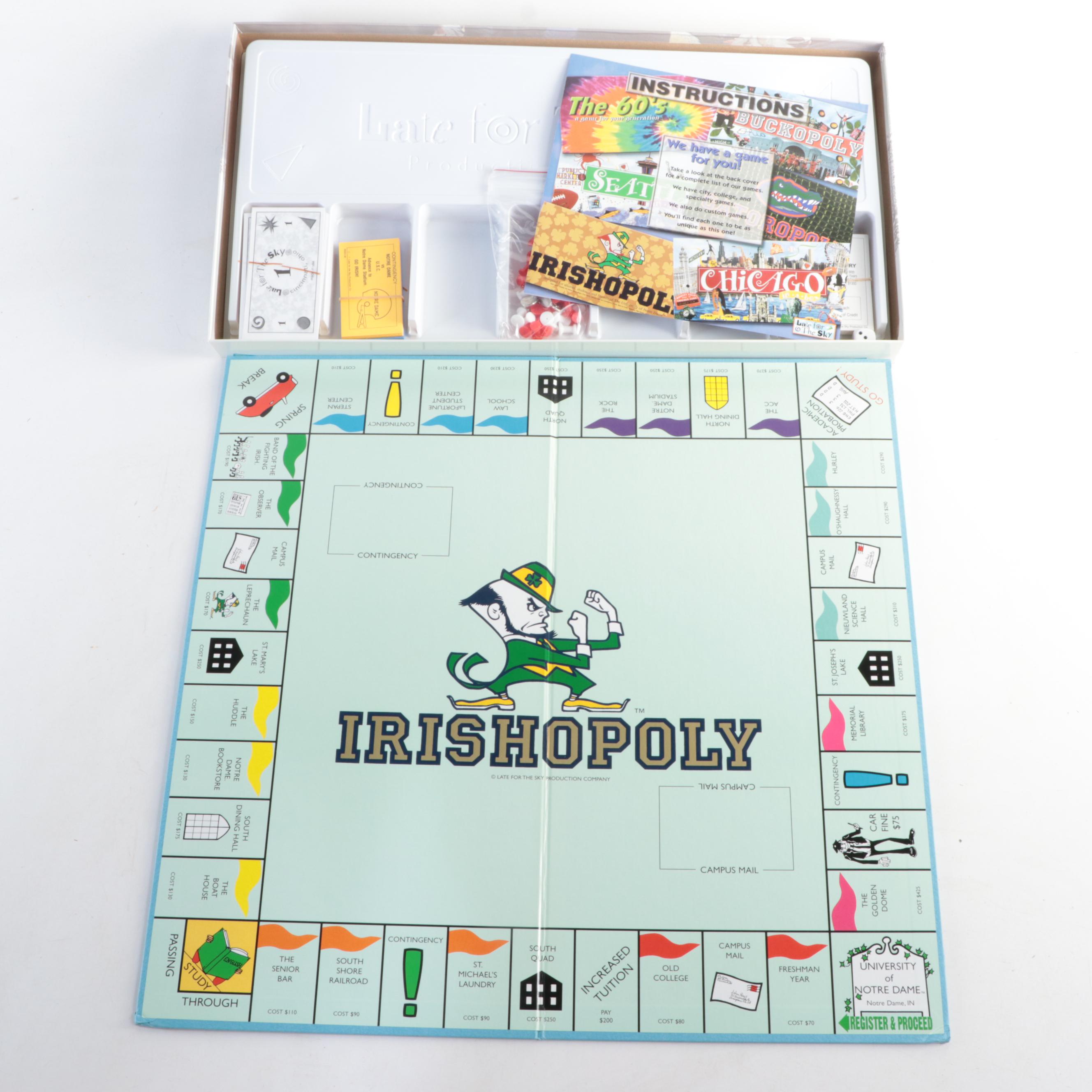 Monopoly Chicago and New York City Edition Board Games with Other Board Games