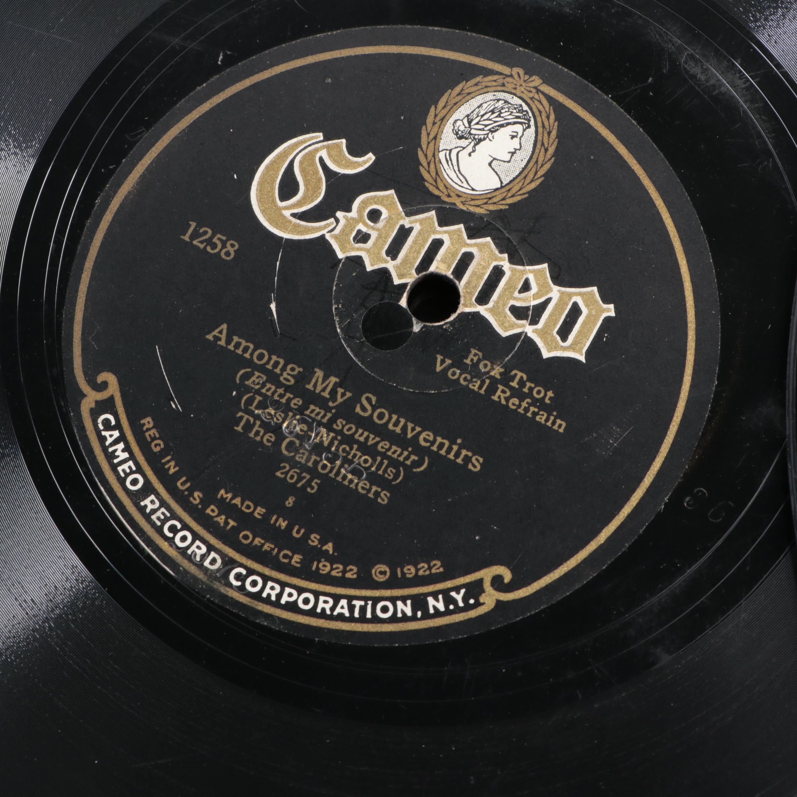 1900s–1920s Victrola, Columbia, Brunswick, More Shellac and Vinyl Records
