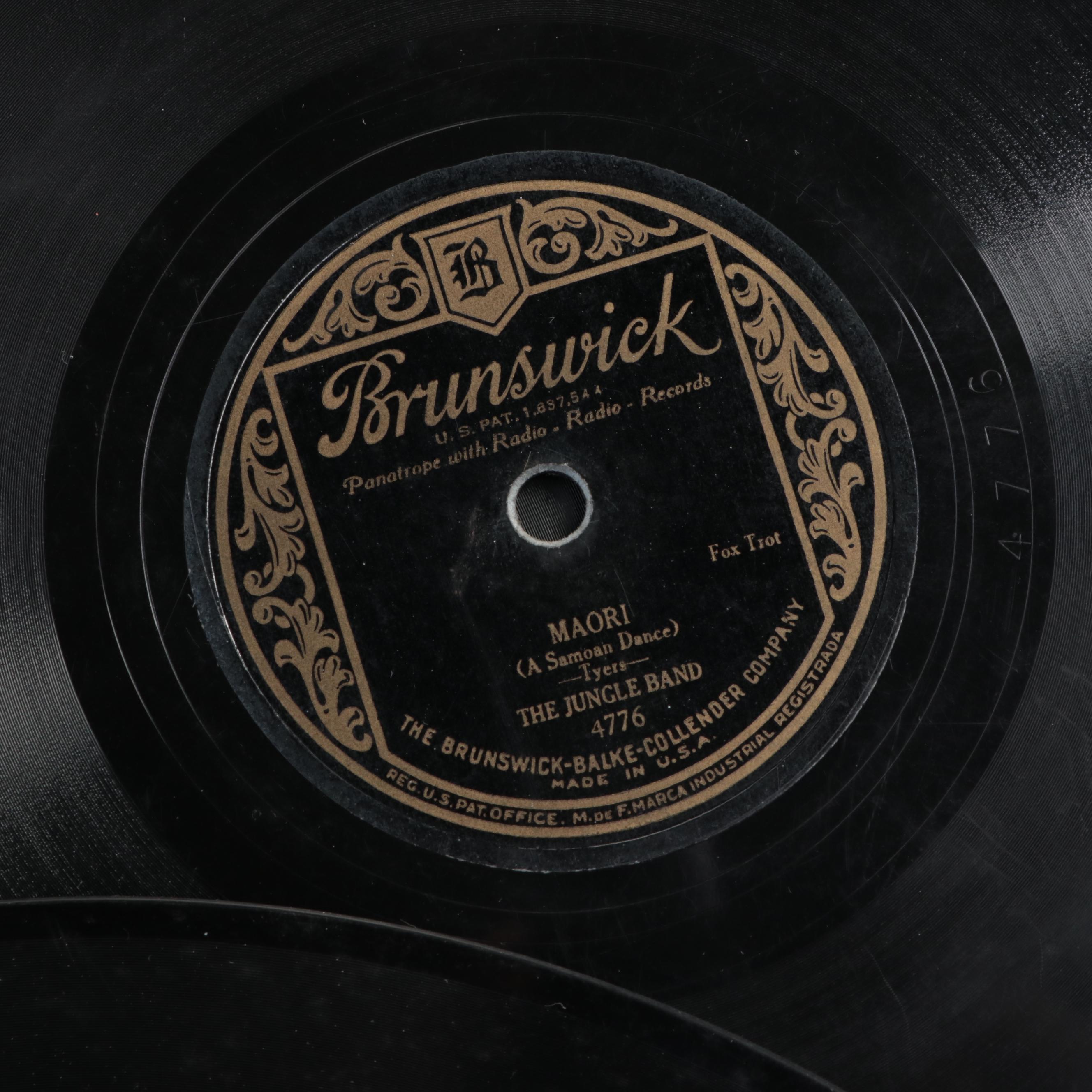 1900s–1920s Victrola, Columbia, Brunswick, More Shellac and Vinyl Records