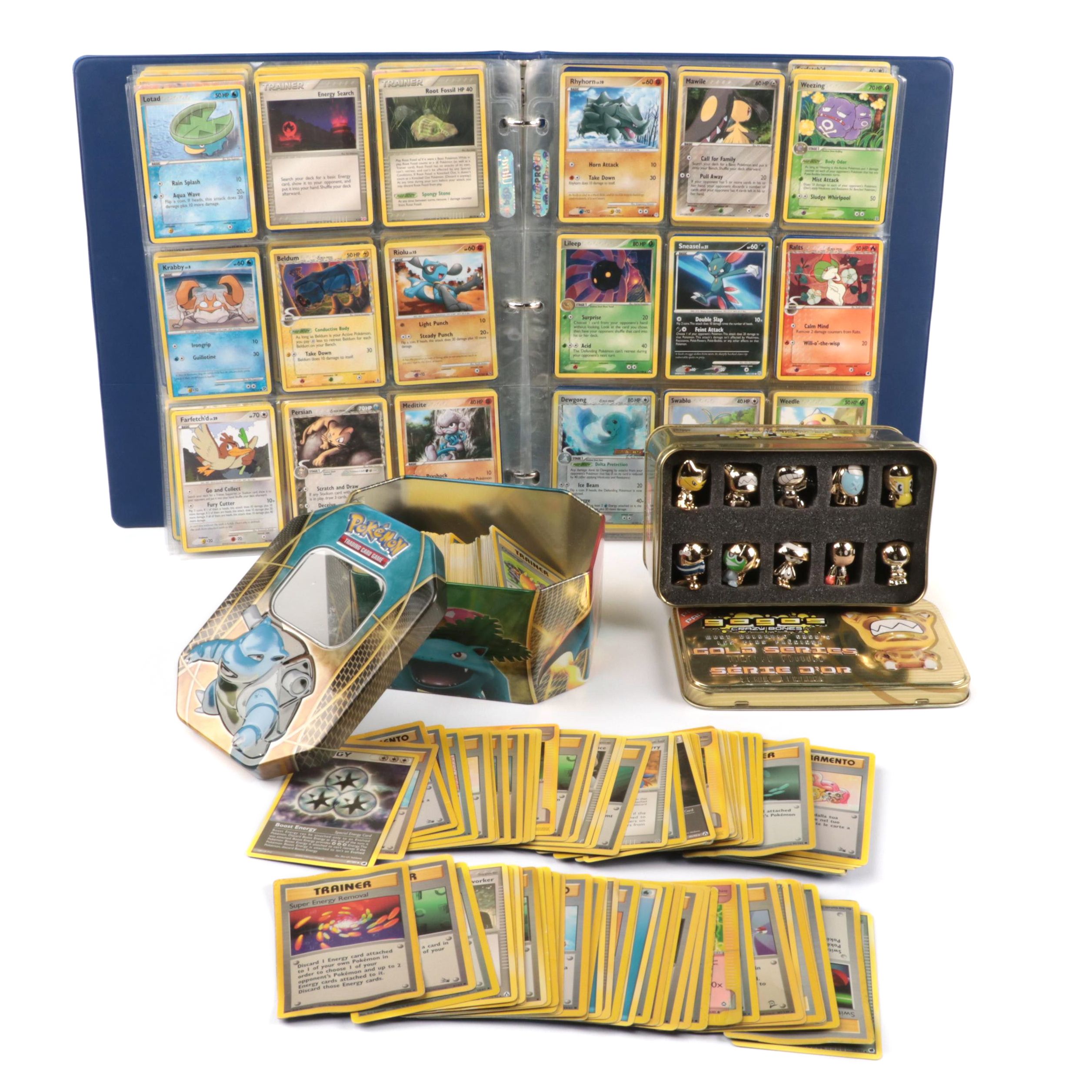 Base Set with Other Pokémon Cards, Blaziken, Pikachu, and More, 1990s–2010s