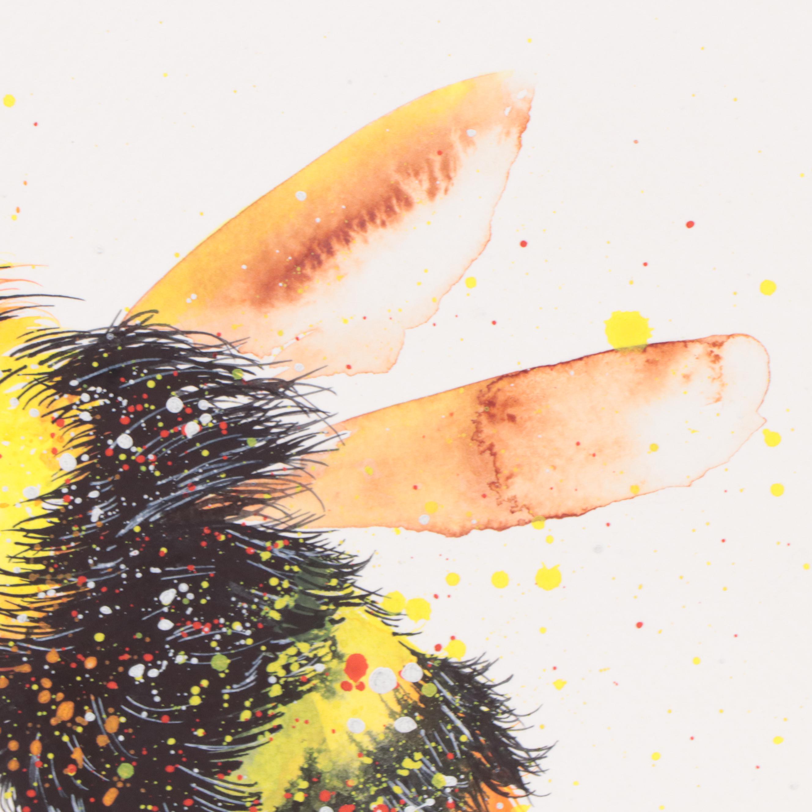 Alyona Glushchenko Watercolor Painting of Bee, 2022