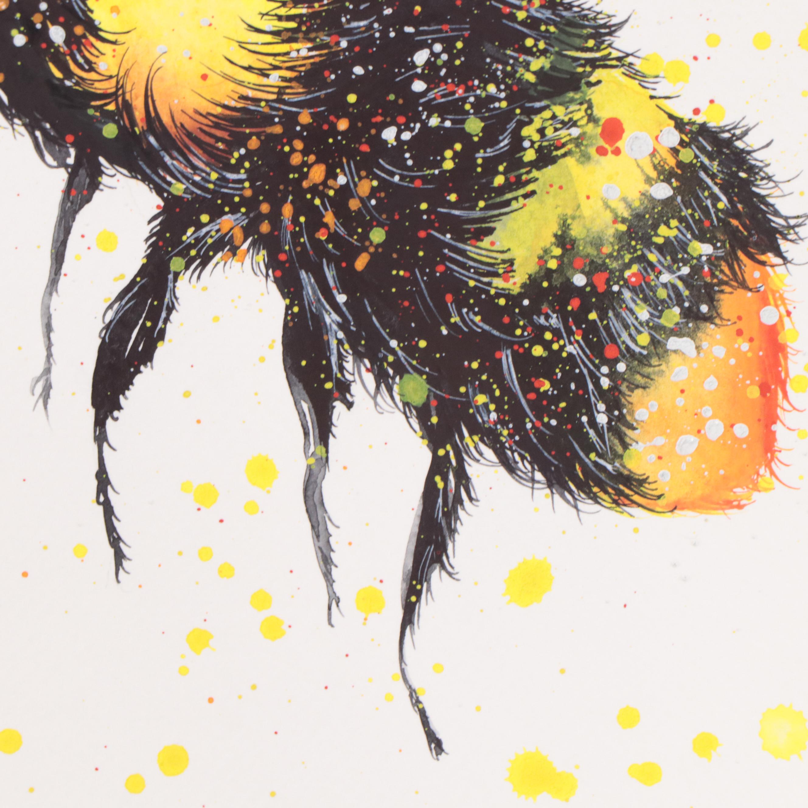 Alyona Glushchenko Watercolor Painting of Bee, 2022