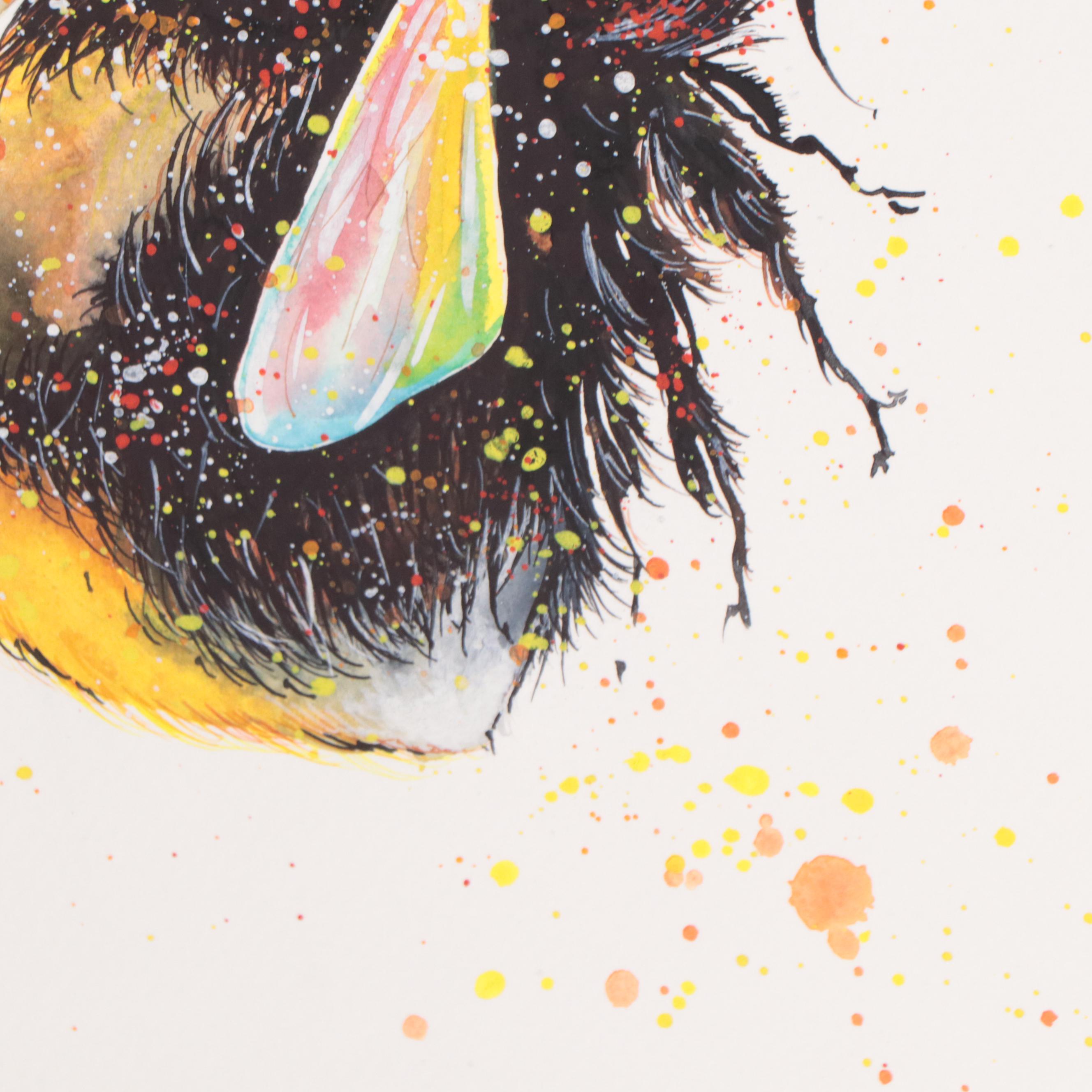 Alyona Glushchenko Watercolor Painting of Bee, 2022