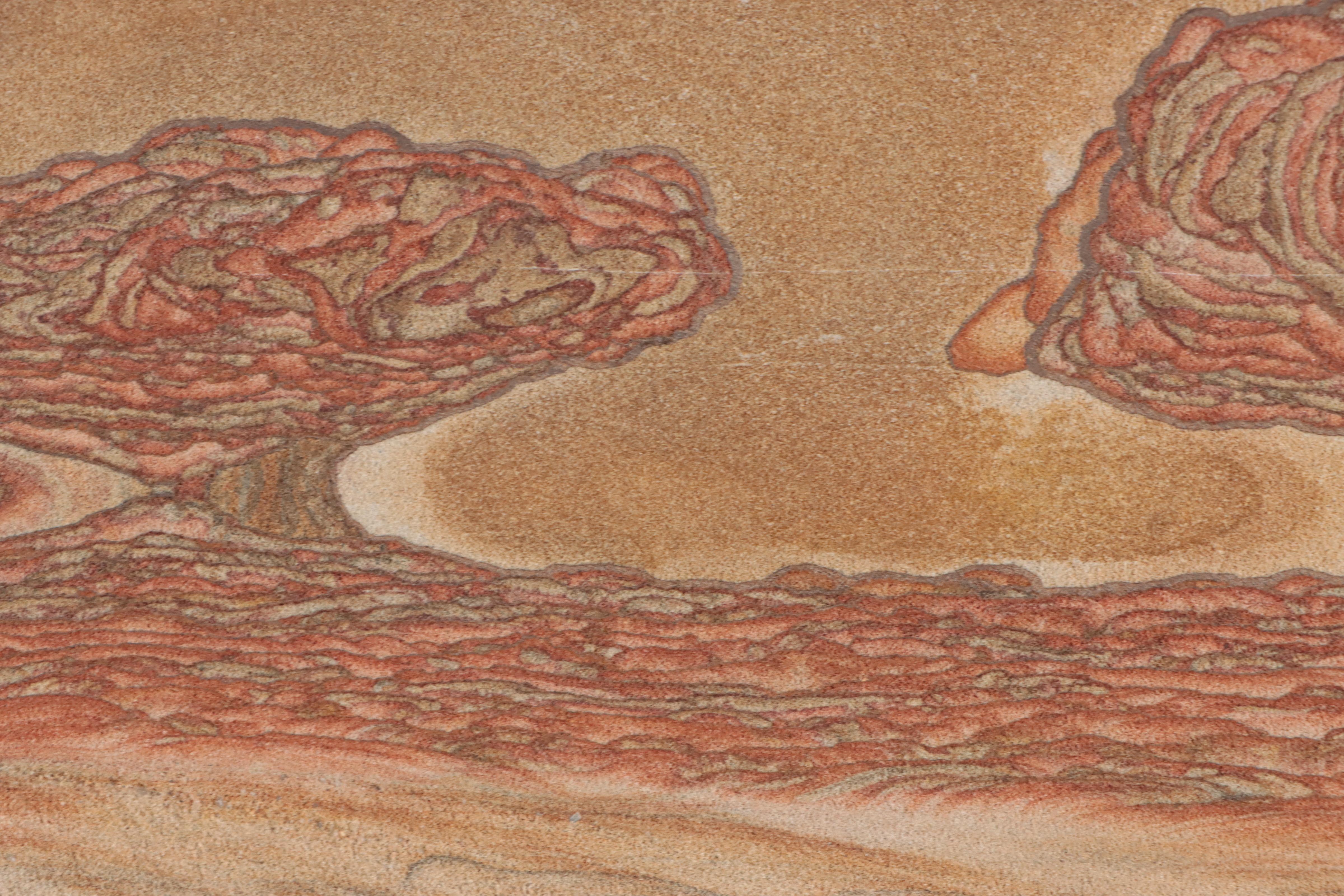 Mounted Kanab Sandstone "Landscape" Specimen