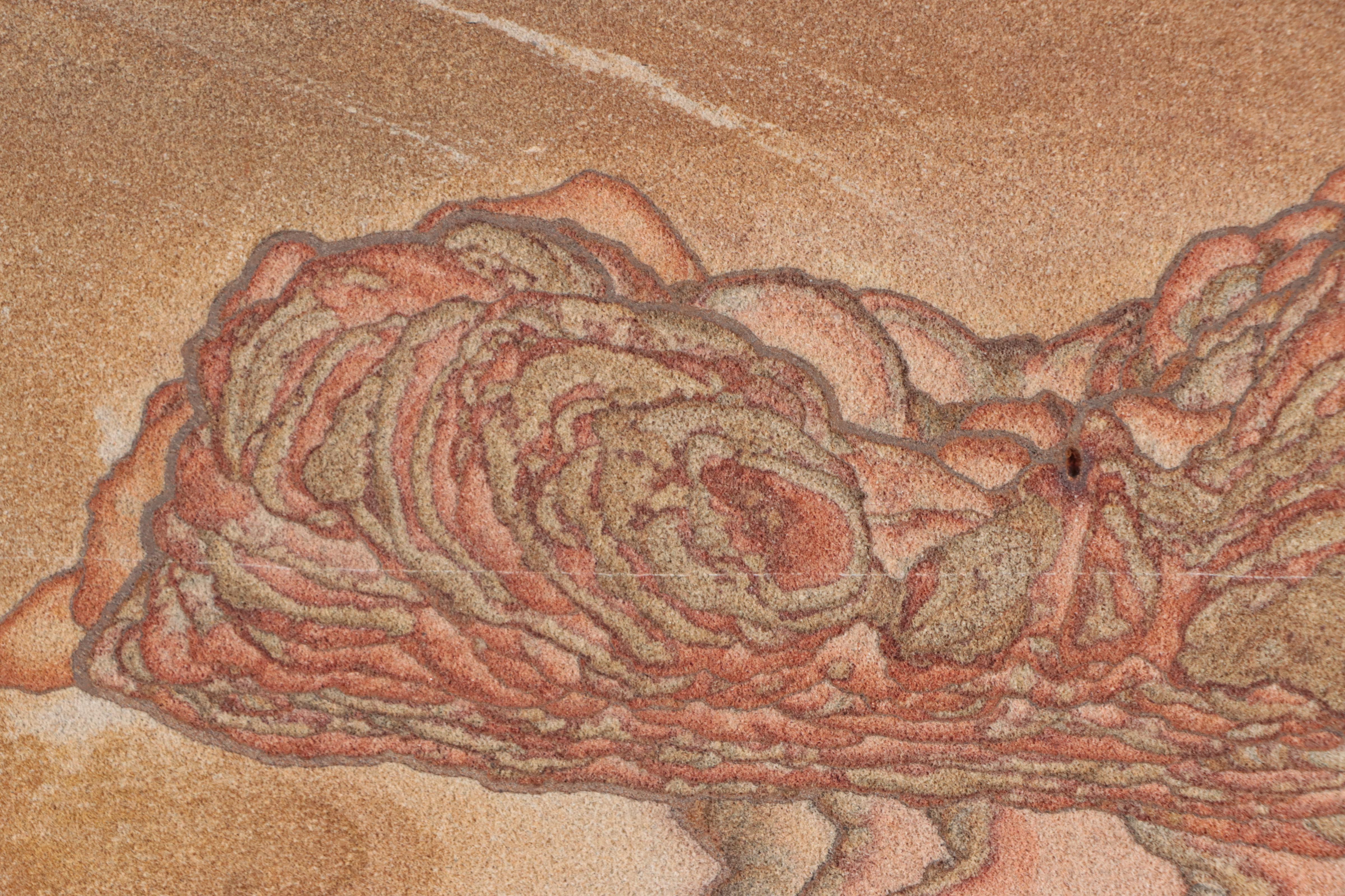 Mounted Kanab Sandstone "Landscape" Specimen