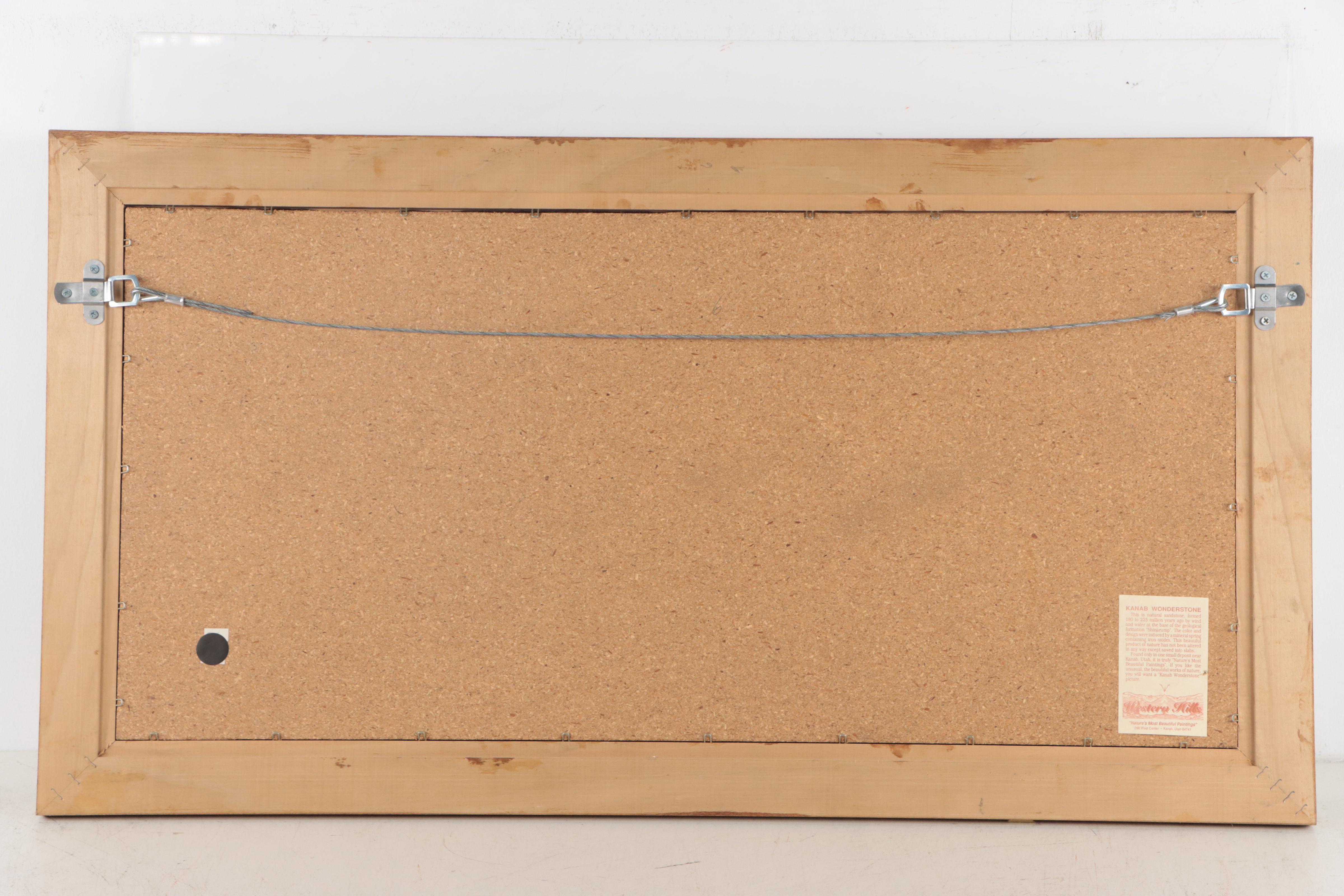 Mounted Kanab Sandstone "Landscape" Specimen