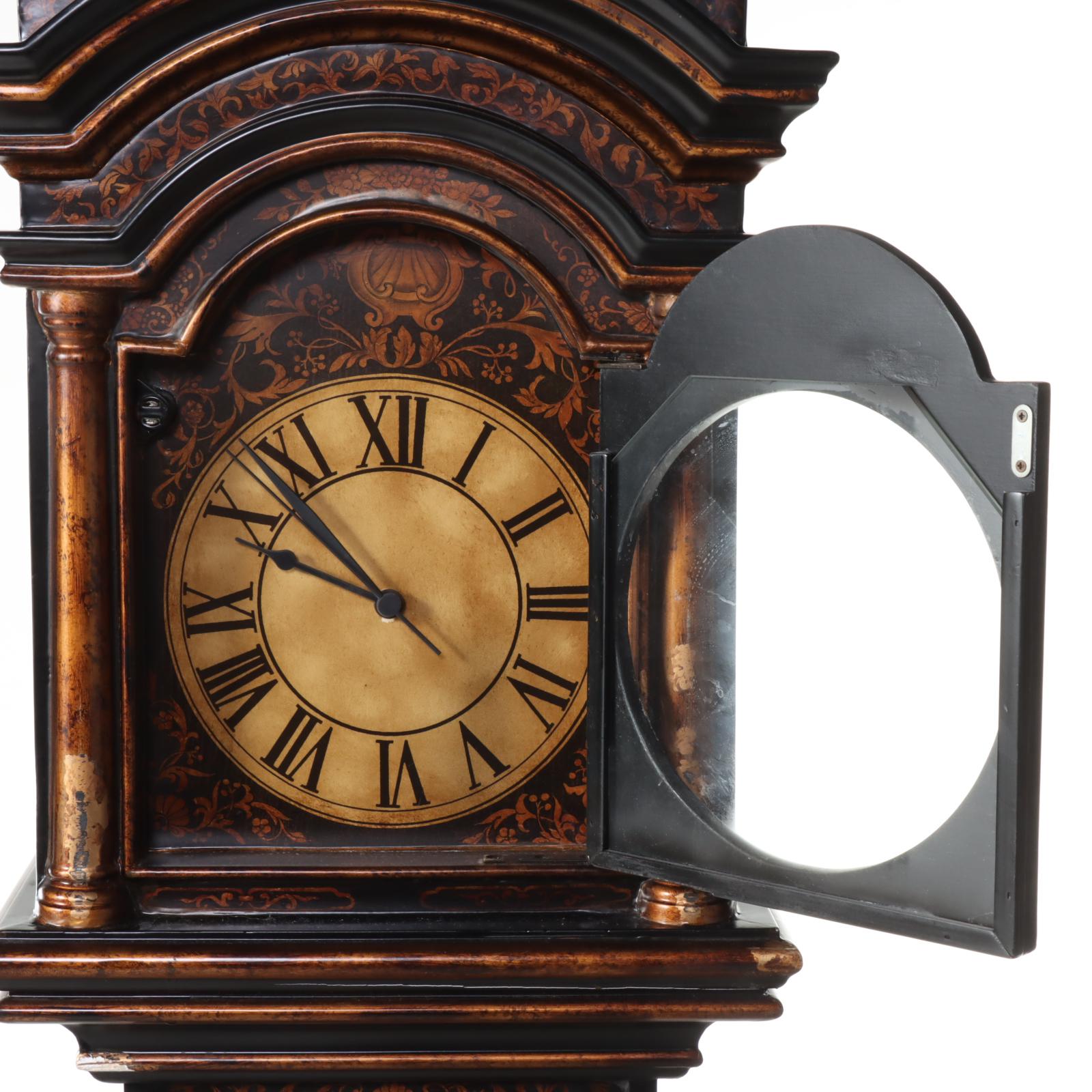 French Chinoiserie Style Grandfather Clock