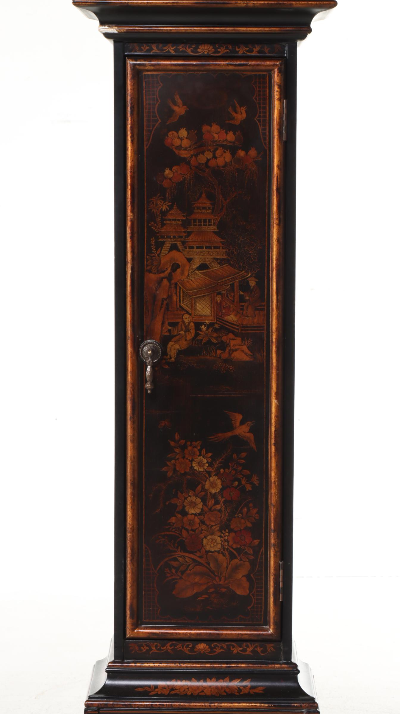French Chinoiserie Style Grandfather Clock