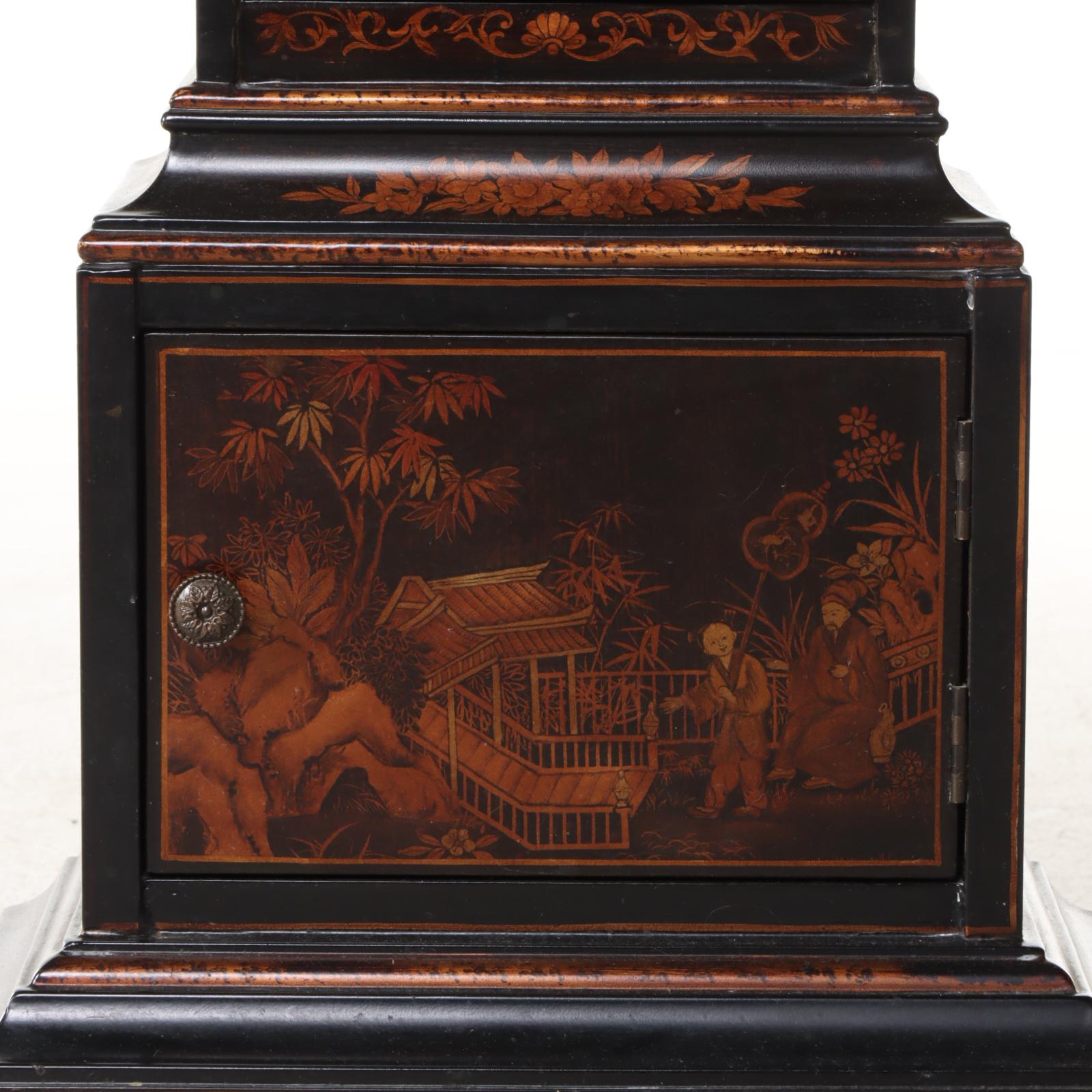 French Chinoiserie Style Grandfather Clock