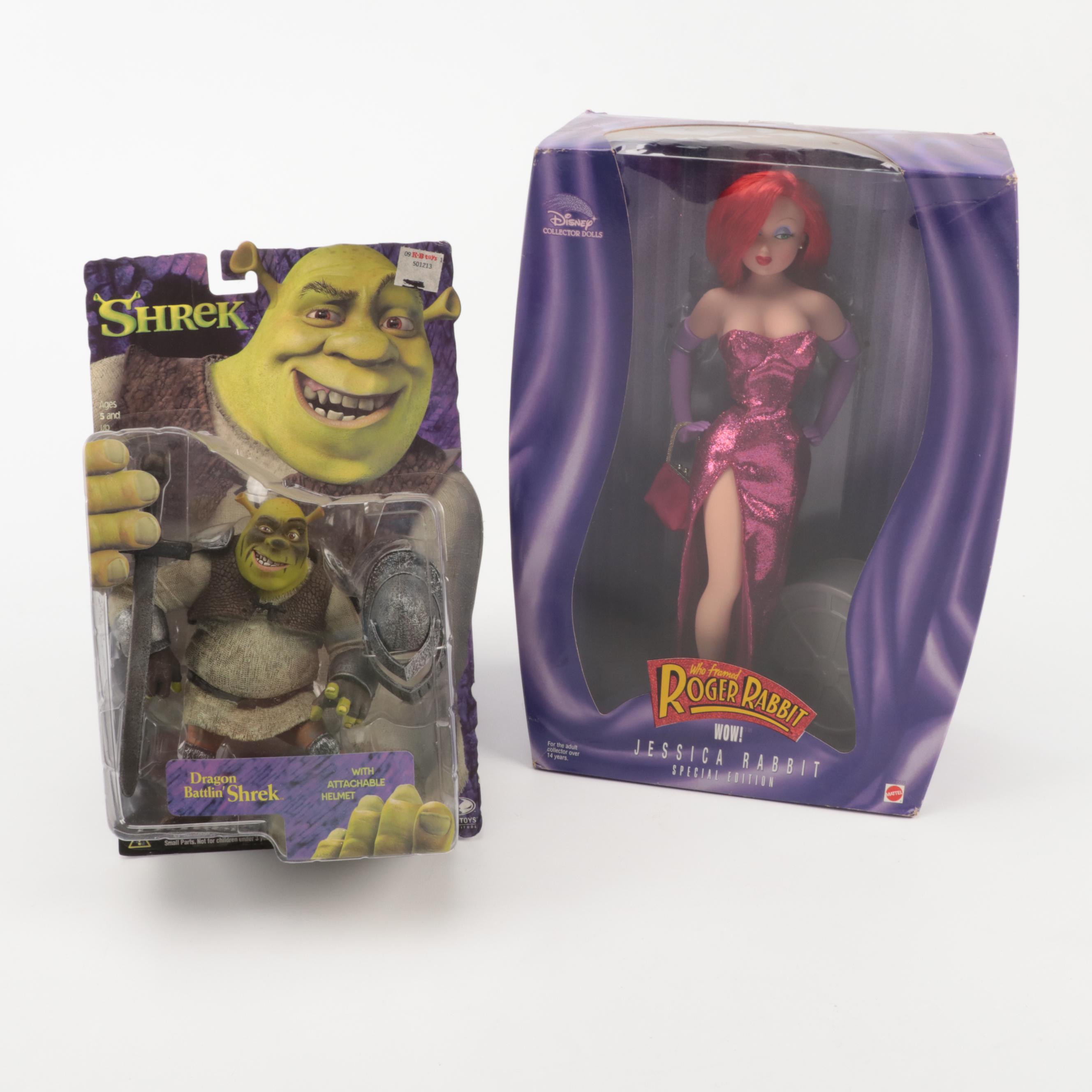 McFarlane, Disney and More Movie Characters Action Figures with Shrek, Toy Story