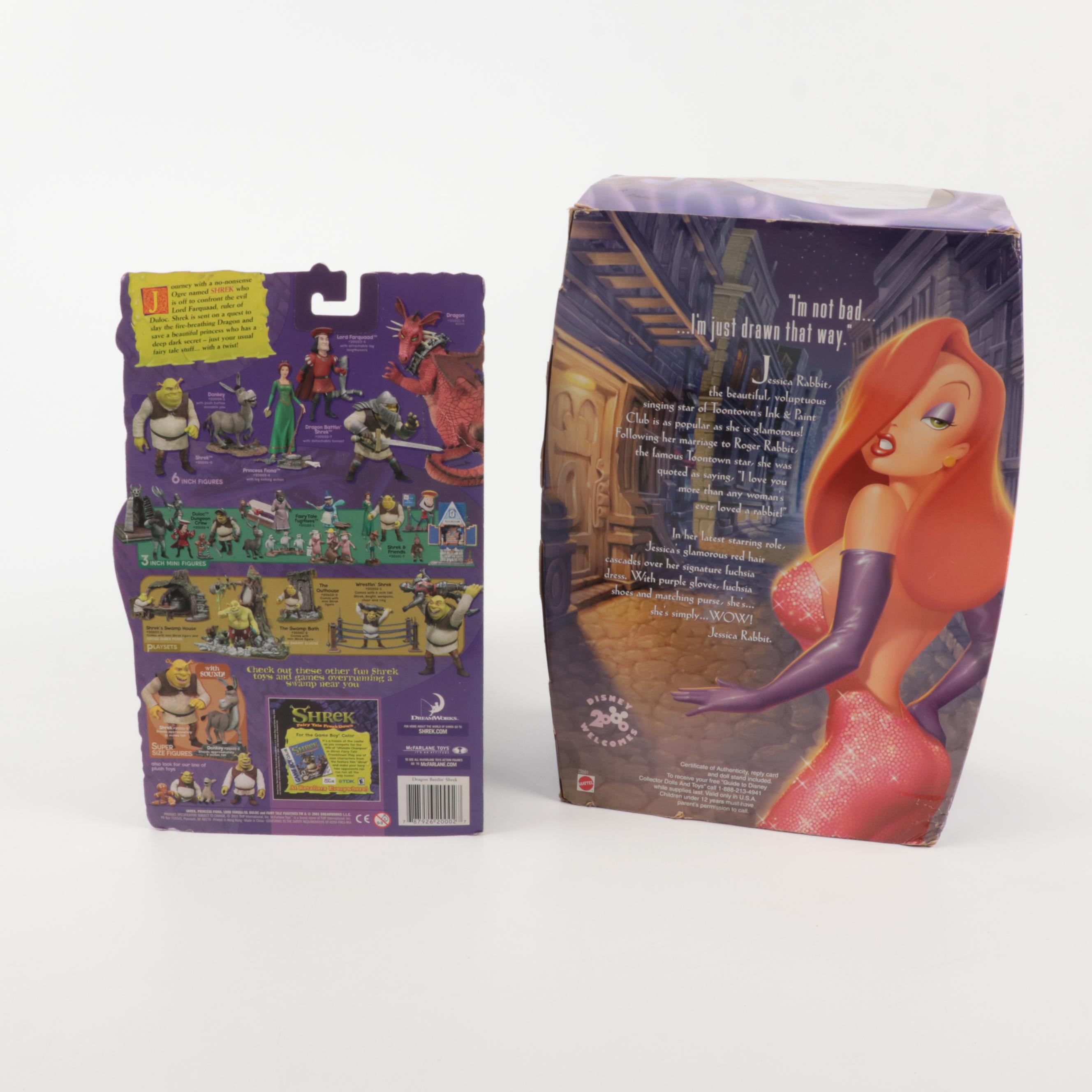 McFarlane, Disney and More Movie Characters Action Figures with Shrek, Toy Story