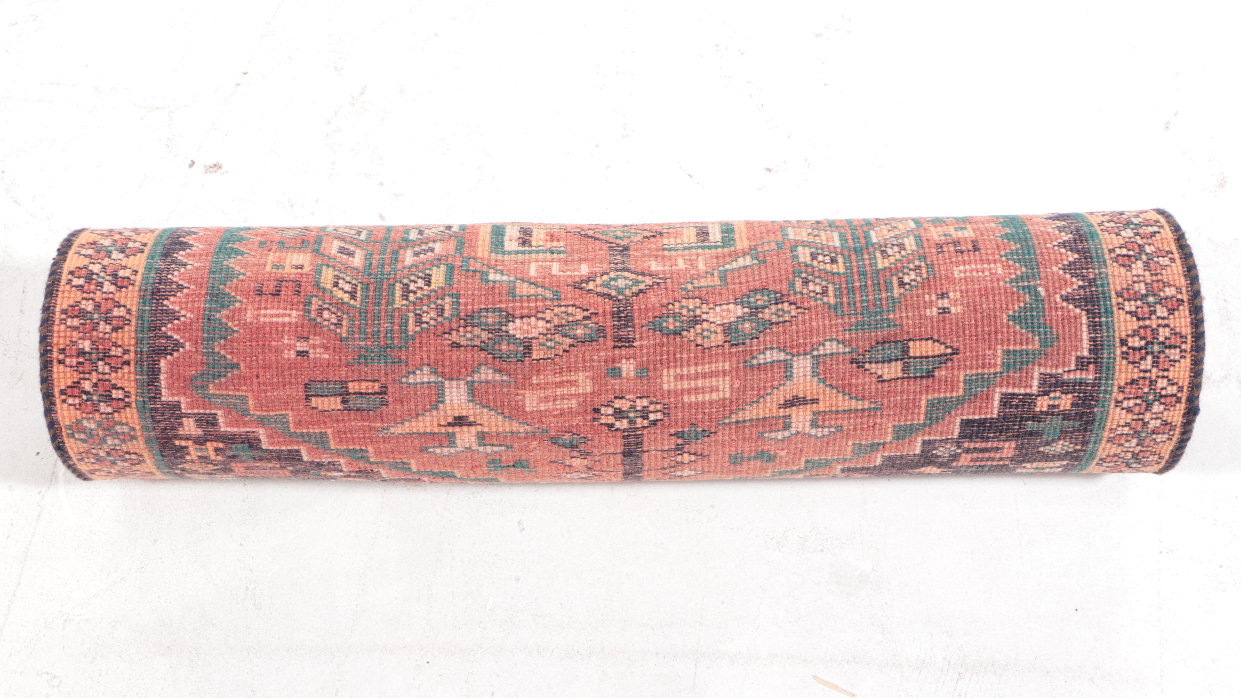 3'1 x 9'1 Hand-Knotted Persian Kurdish Carpet Runner