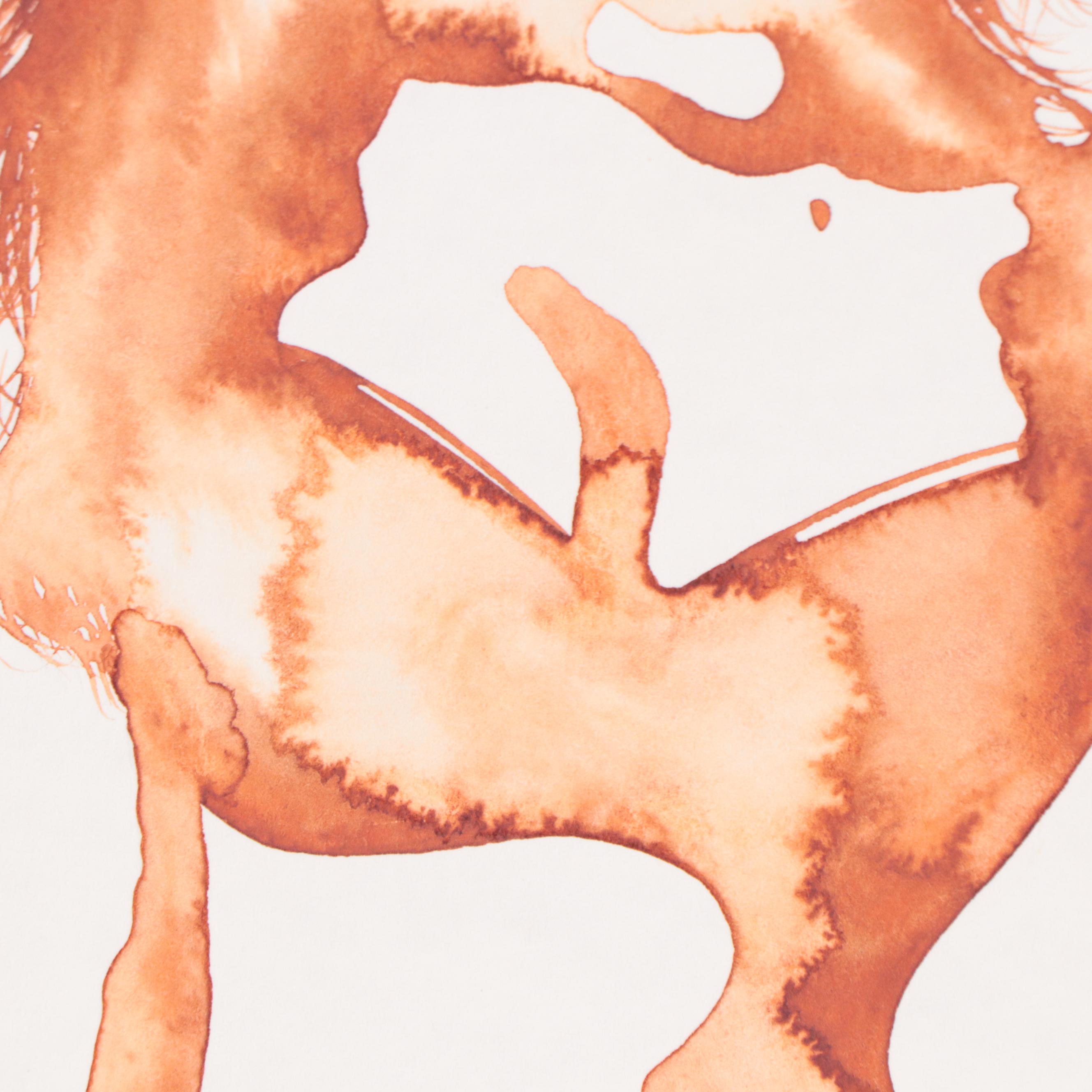 Alyona Glushchenko Figural Watercolor Painting, 2022