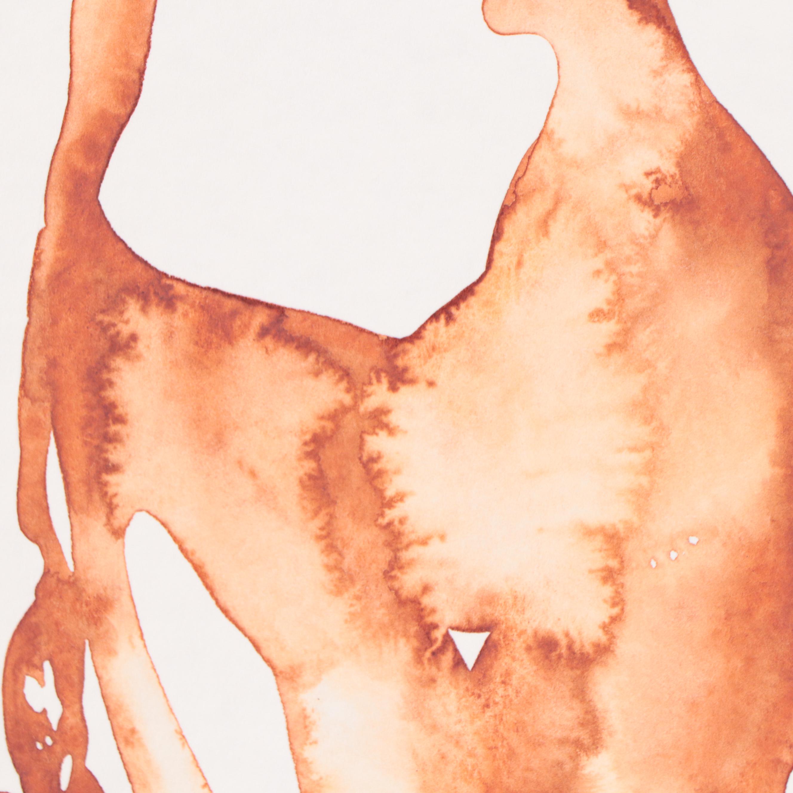 Alyona Glushchenko Figural Watercolor Painting, 2022