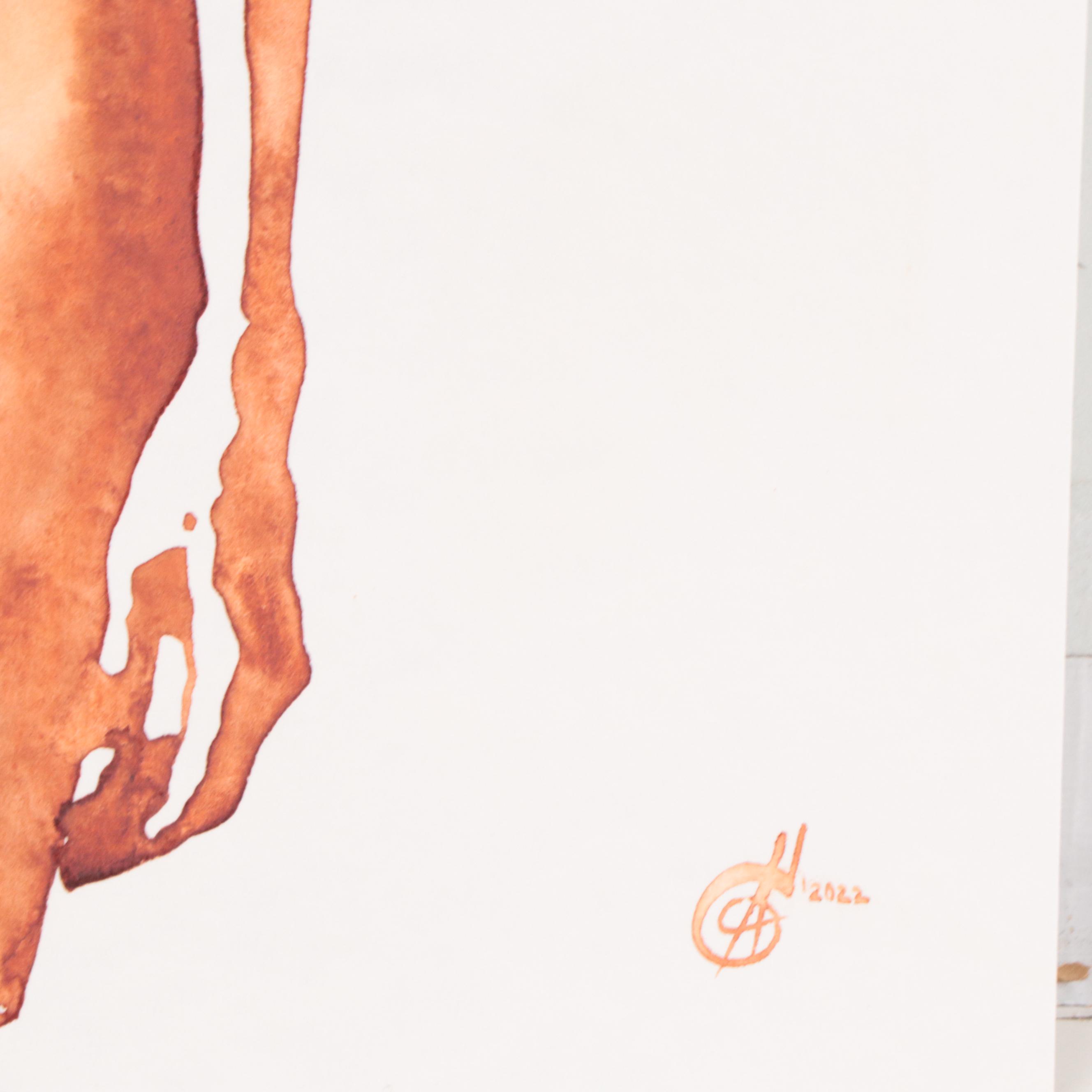 Alyona Glushchenko Figural Watercolor Painting, 2022