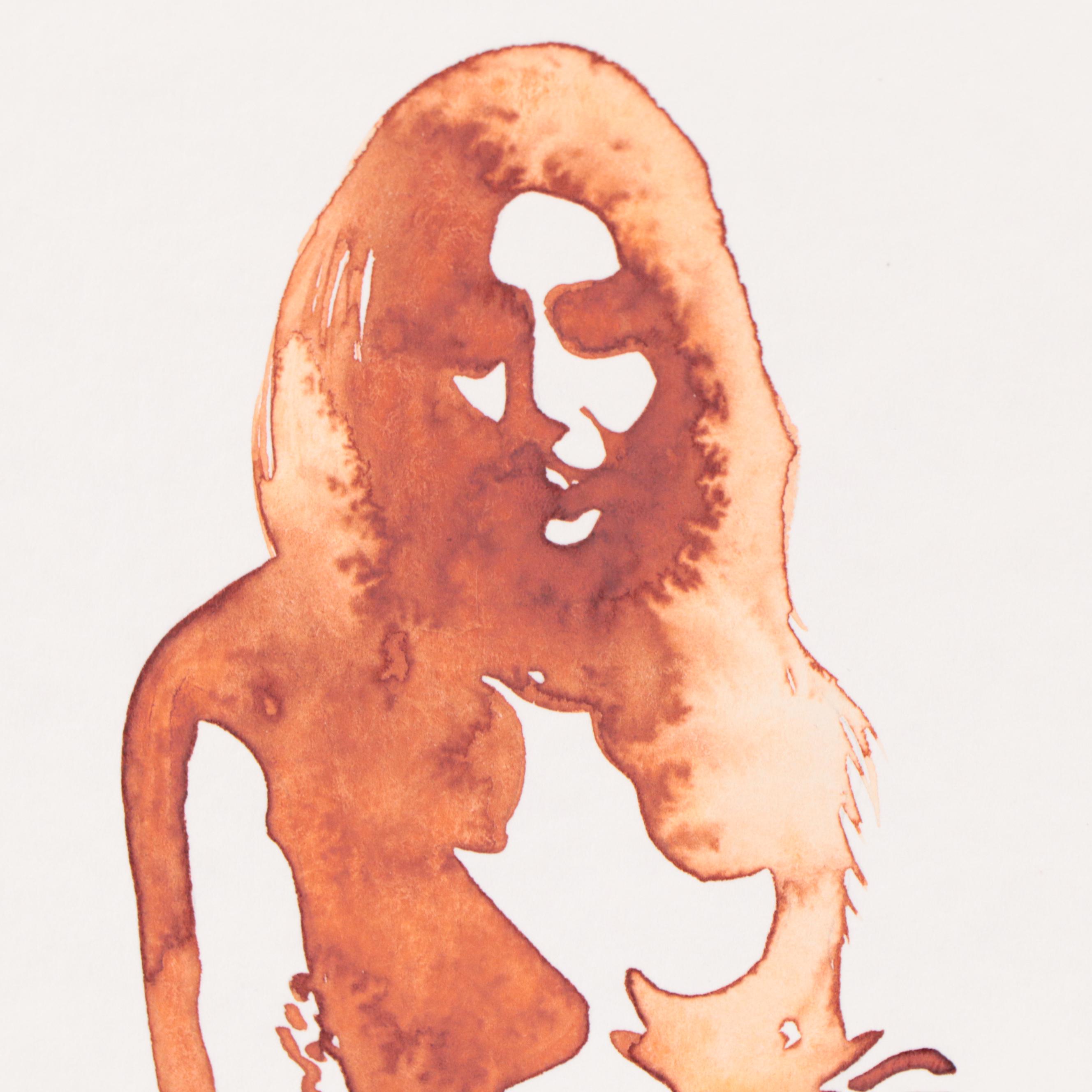 Alyona Glushchenko Figural Watercolor Painting, 2022