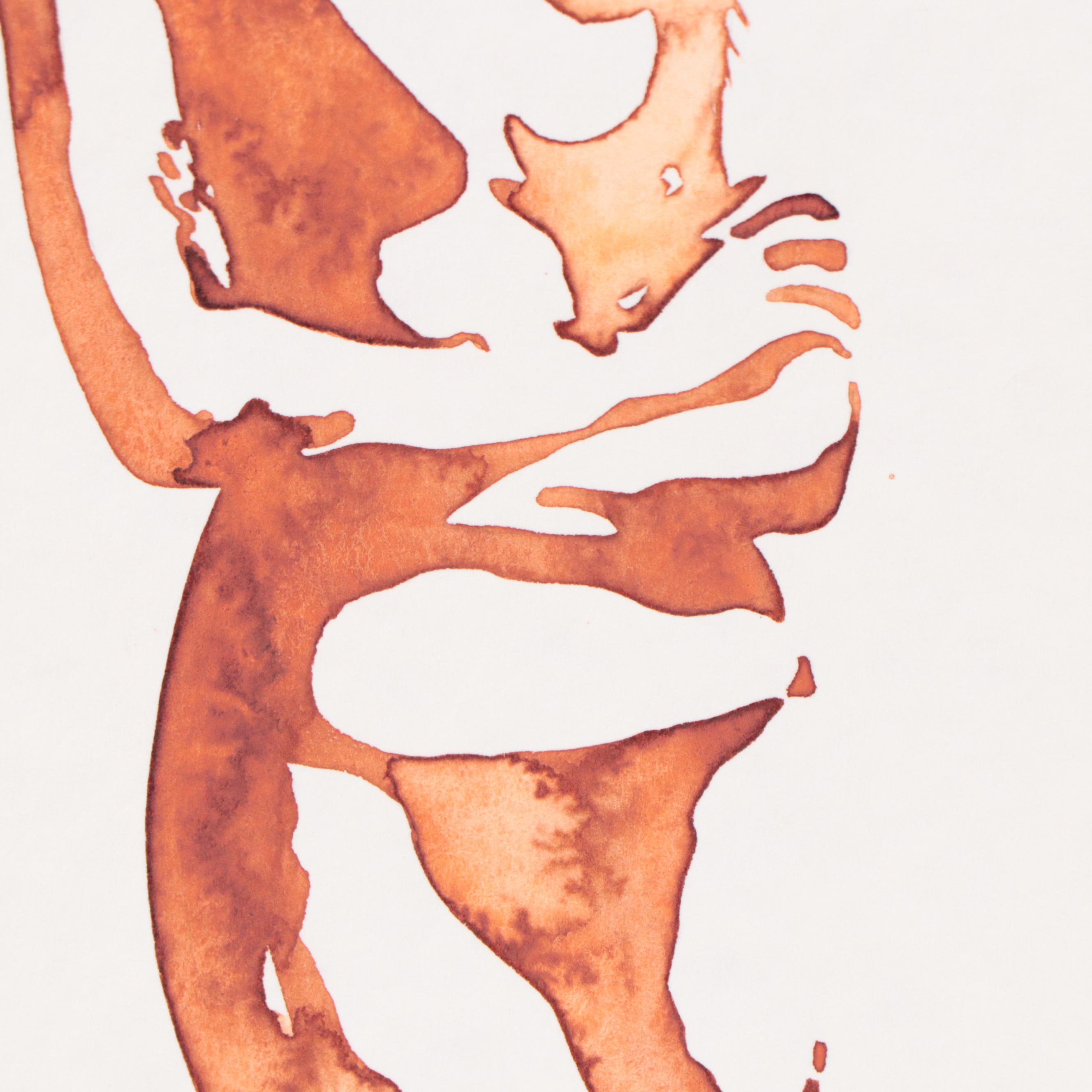 Alyona Glushchenko Figural Watercolor Painting, 2022