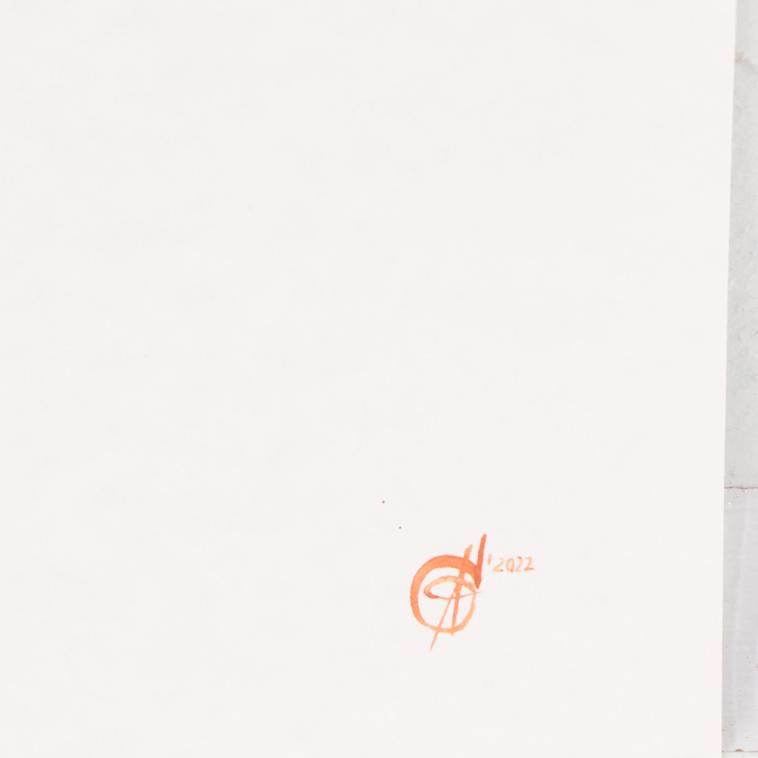 Alyona Glushchenko Figural Watercolor Painting, 2022