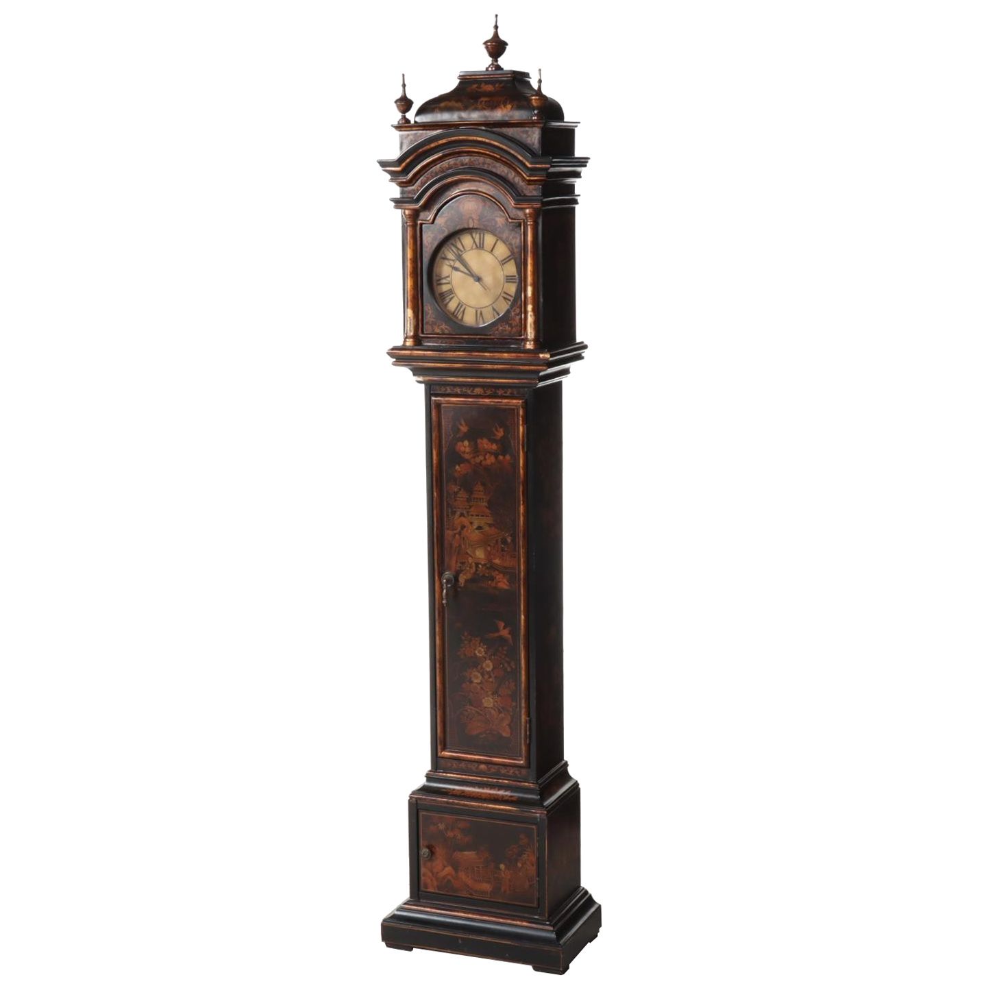 French Chinoiserie Style Grandfather Clock