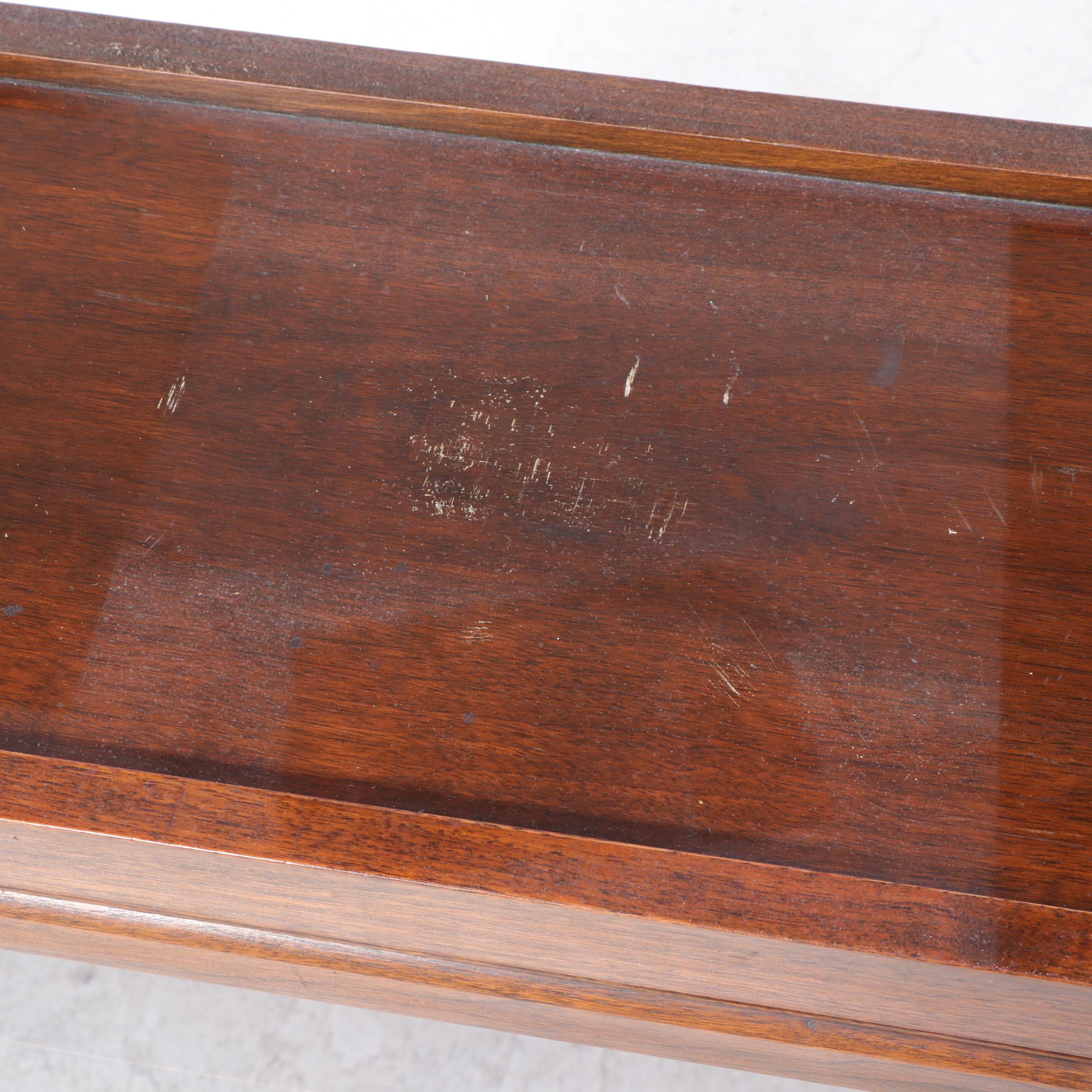 Lundstrom Walnut Three-Stack Barrister's Bookcase, Early 20th Century