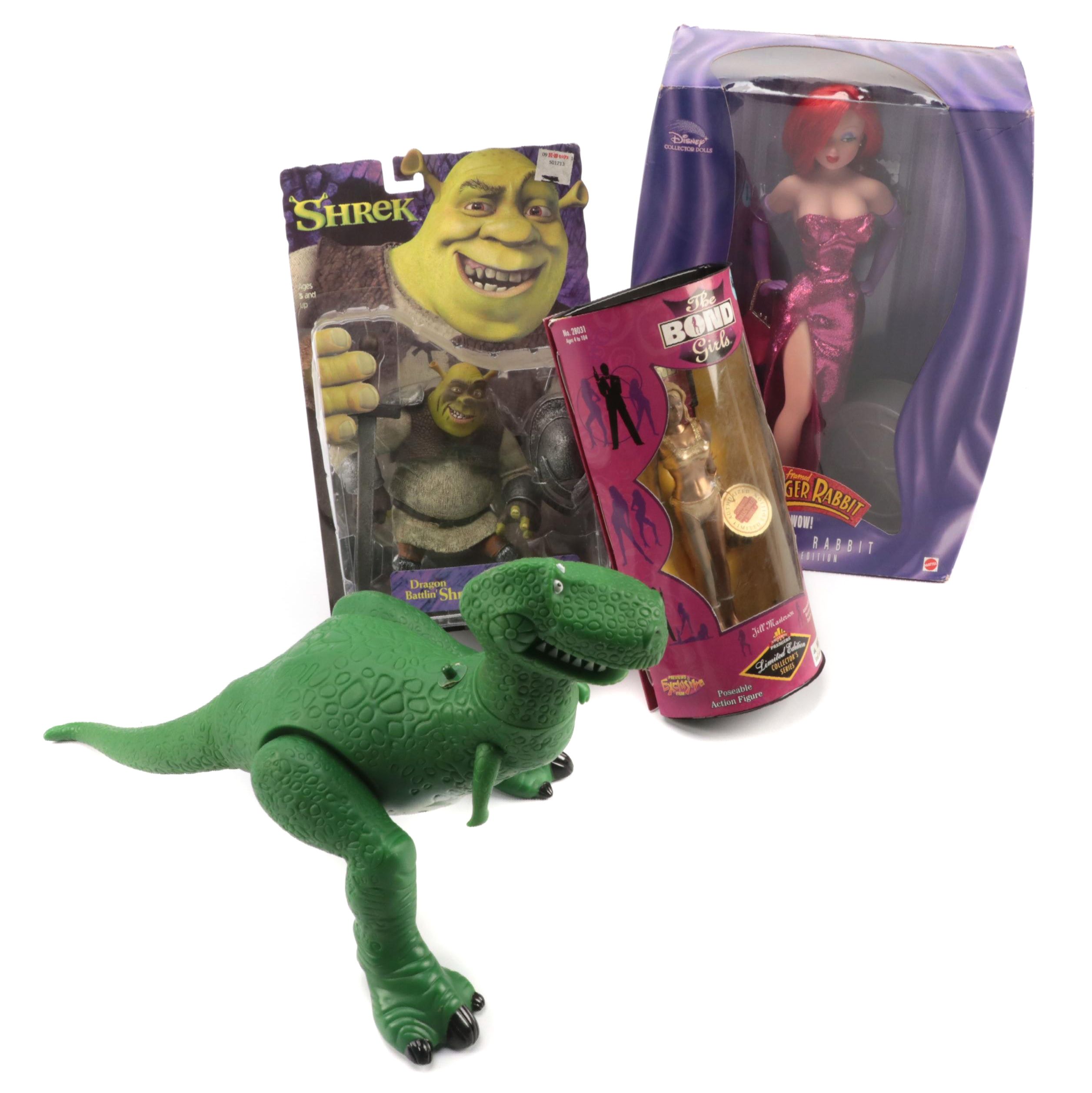 McFarlane, Disney and More Movie Characters Action Figures with Shrek, Toy Story